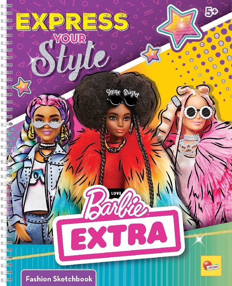 Barbie Sketch Book Express Your Style (In Display of 8 PCS) / diverse