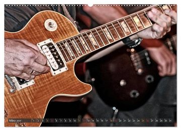 CALVENDO Wandkalender E-Gitarren - einfach cool (Premium, hochwertiger DIN A2 Wandkalender 2023, Kunstdruck in Hochglanz)