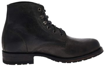 Sendra Boots MILLES 10604 Schwarz Stiefelette Rahmengenähte Schnürstiefelette