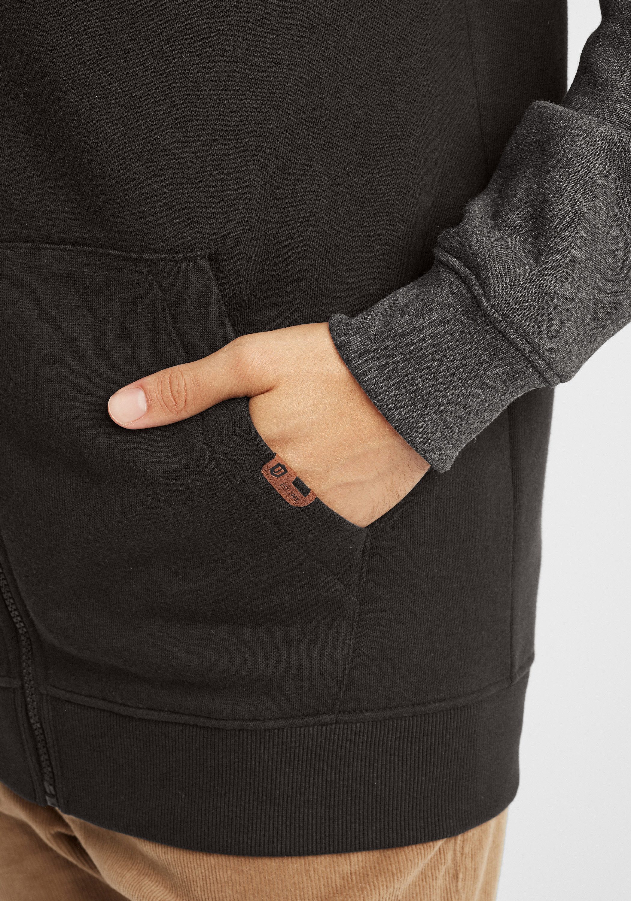 Indicode Kapuzensweatjacke IDTerence Sweatjacke mit Kapuze
