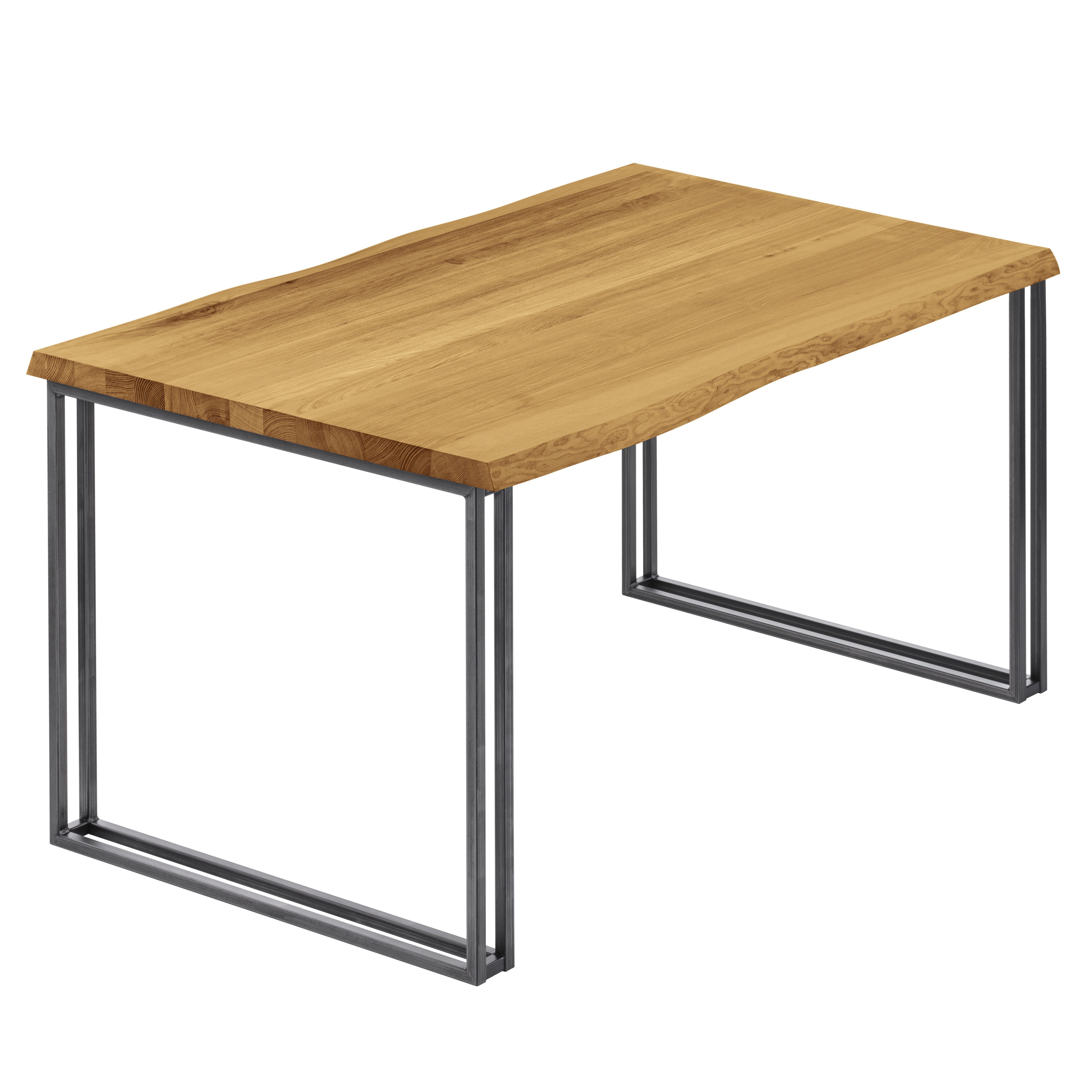 LAMO Manufaktur Baumkantentisch Frame Esstisch Massivholz günstig online kaufen