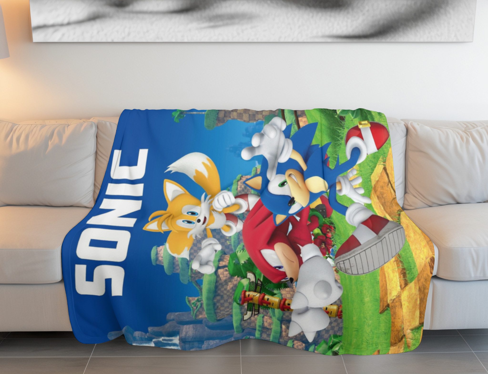 Wohndecke Fleece-Decke 100x150 cm Kuscheldecke aus 100 % Polyester, Sonic S günstig online kaufen