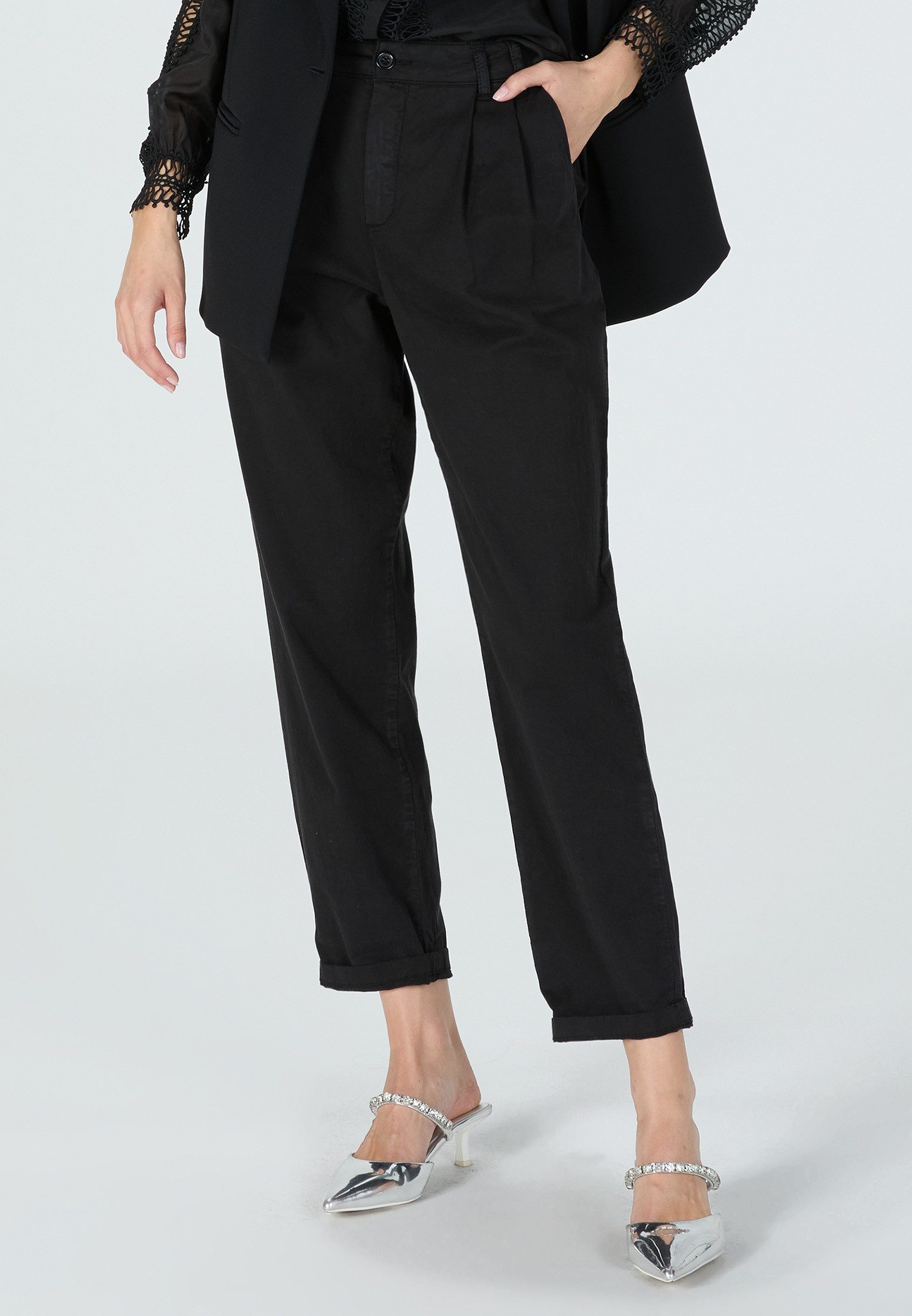 Bundfaltenhose