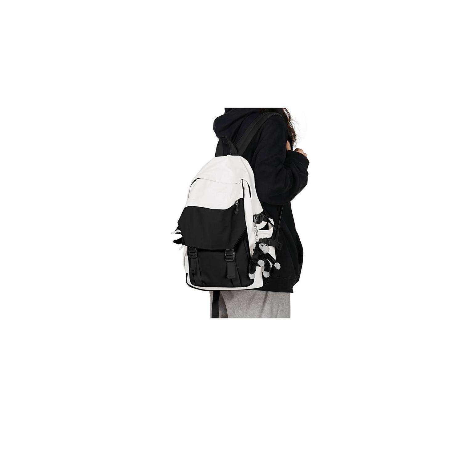 LuxusKollektion Schulrucksack Schulrucksack Damen/Herren 14 Zoll Schwarz