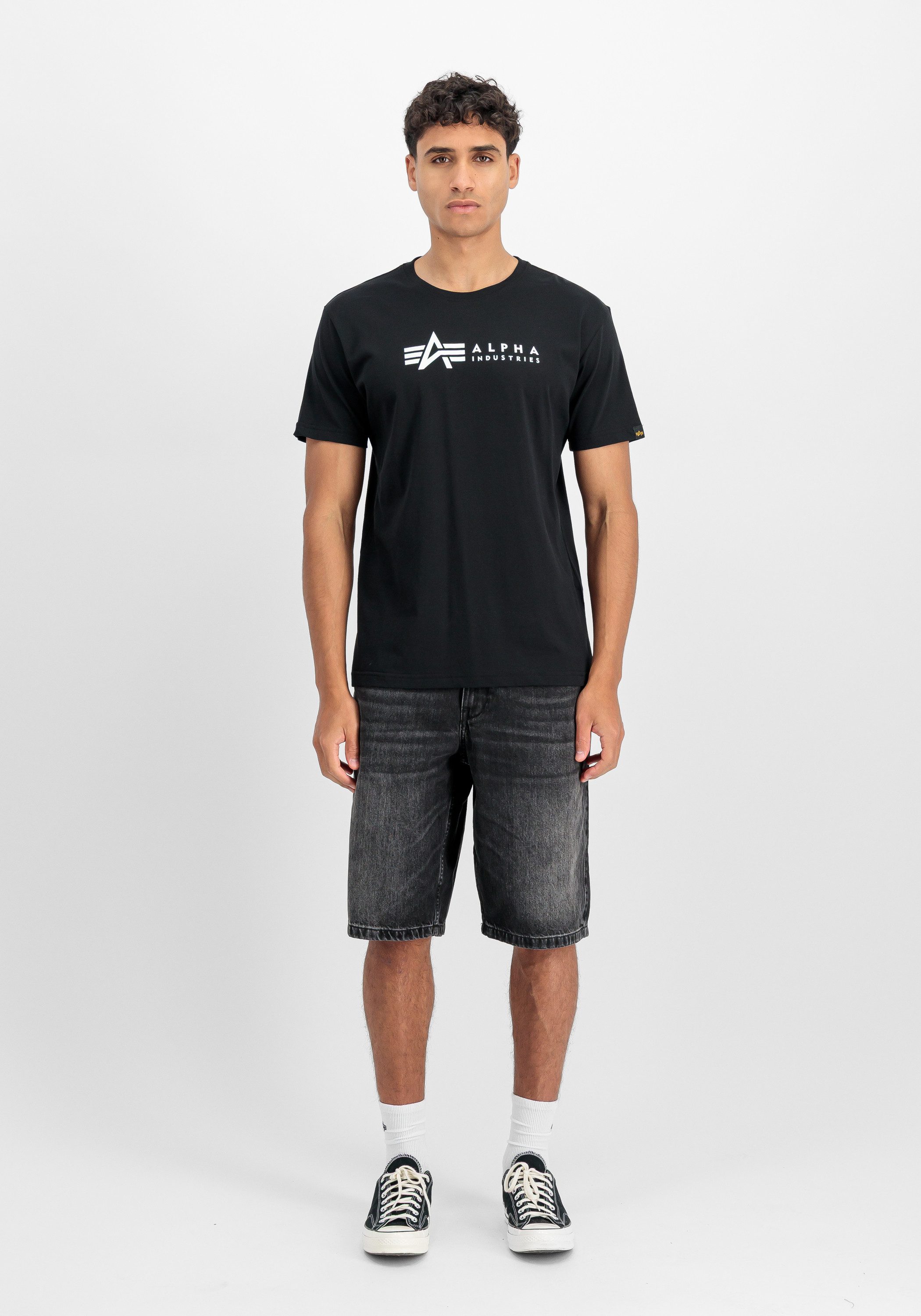 Alpha Industries T-Shirt Alpha Label T-Shirt 2 Pack