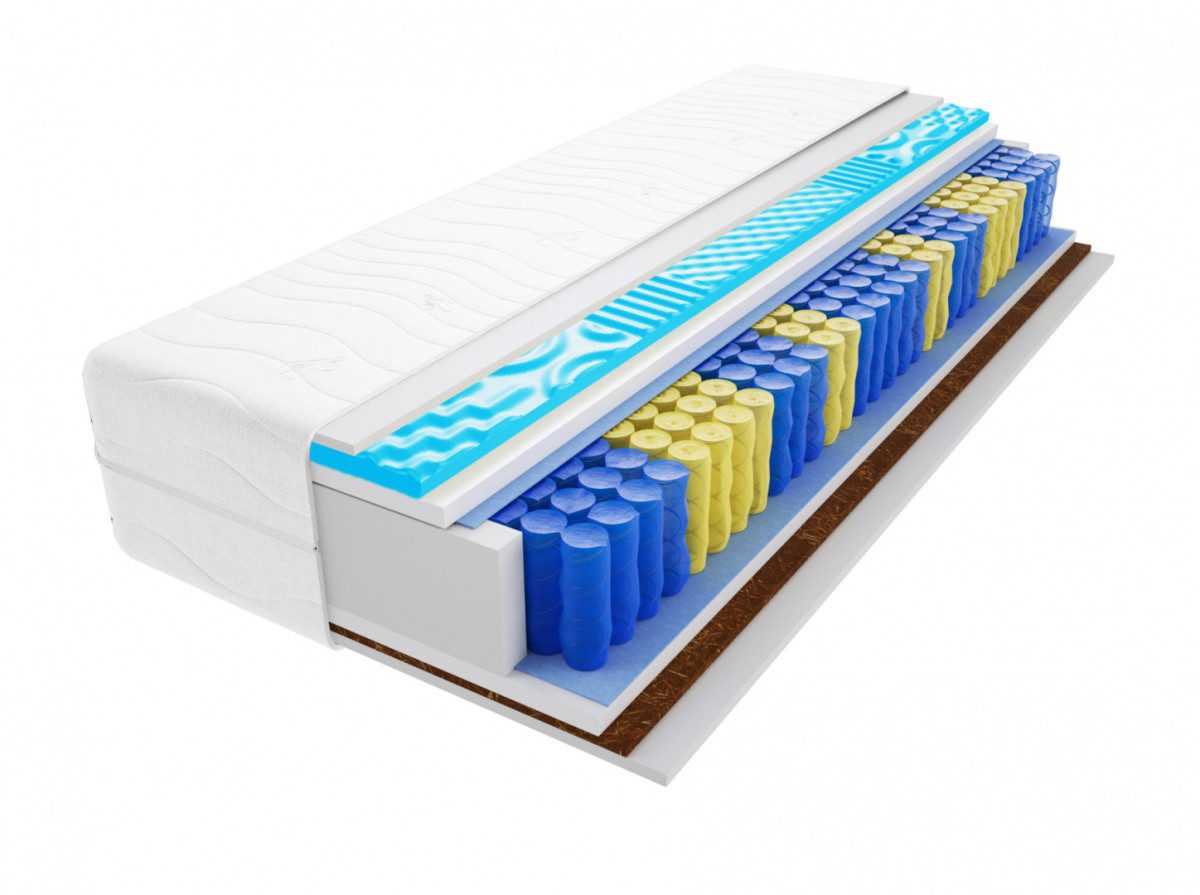 Taschenfederkernmatratze Matratzen, Taschenmatratzen Havana Visco Molet 95x130 cm-viele Größen, Godre, 20 cm hoch