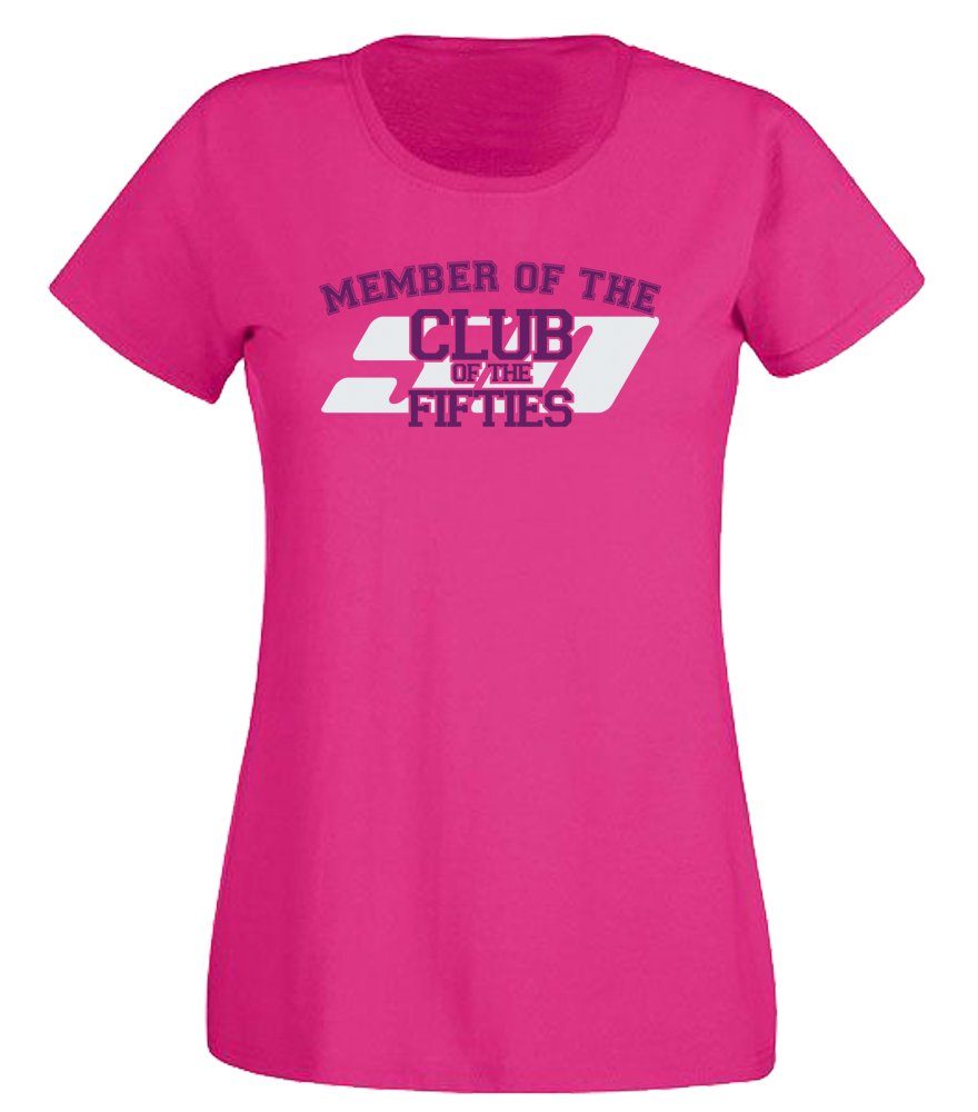 Ggraphics TShirt Damen TShirt 50 Member of the Club of Fifties