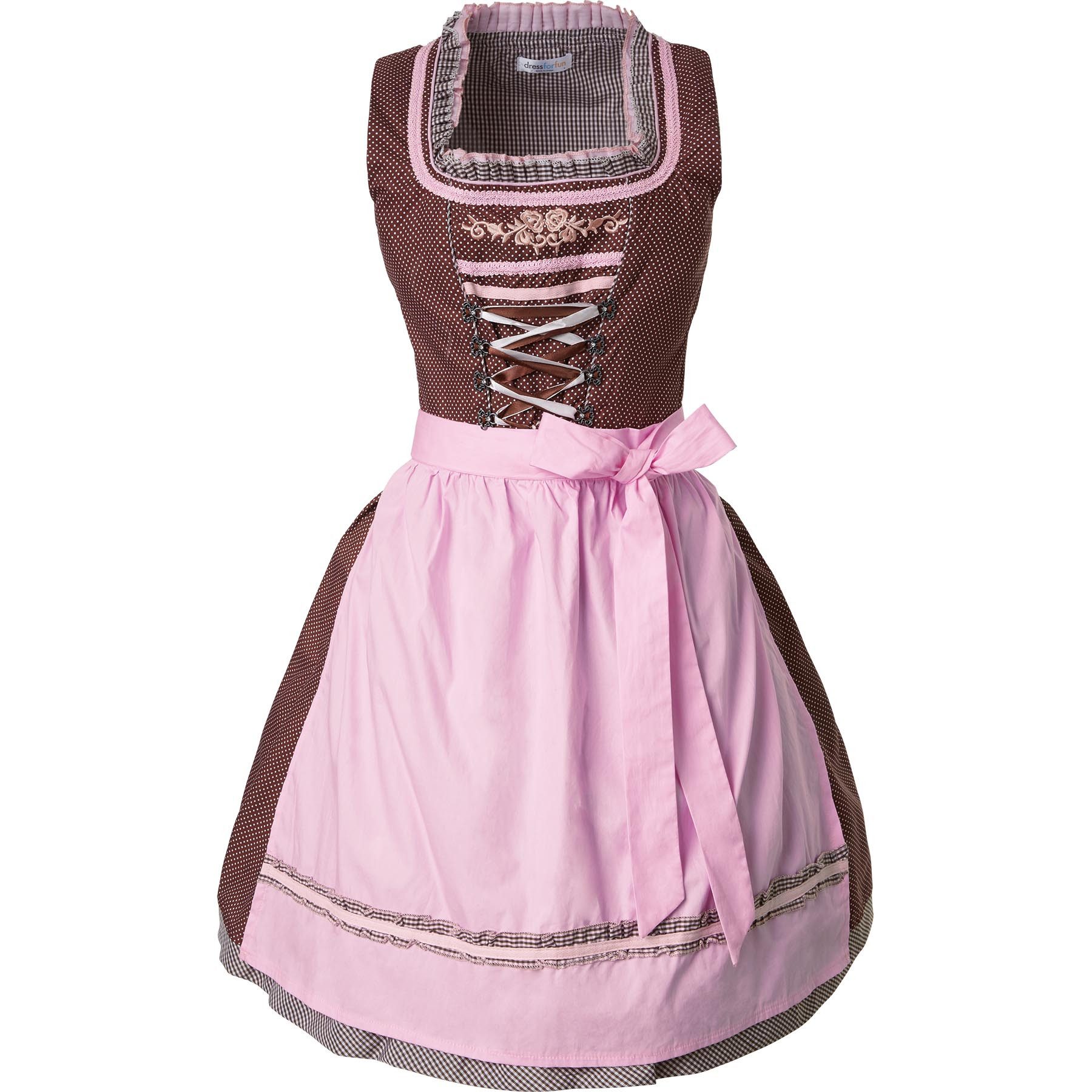 dressforfun Dirndl Frauenkostüm Mini-Dirndl Altötting Modell günstig online kaufen