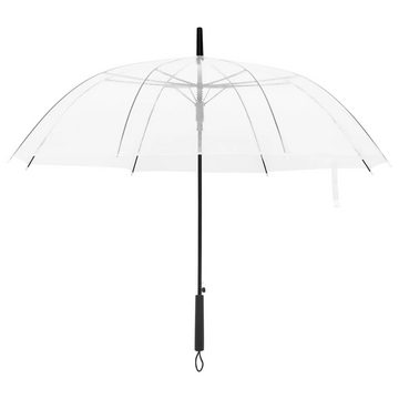 vidaXL Taschenregenschirm Regenschirm Transparent 100 cm