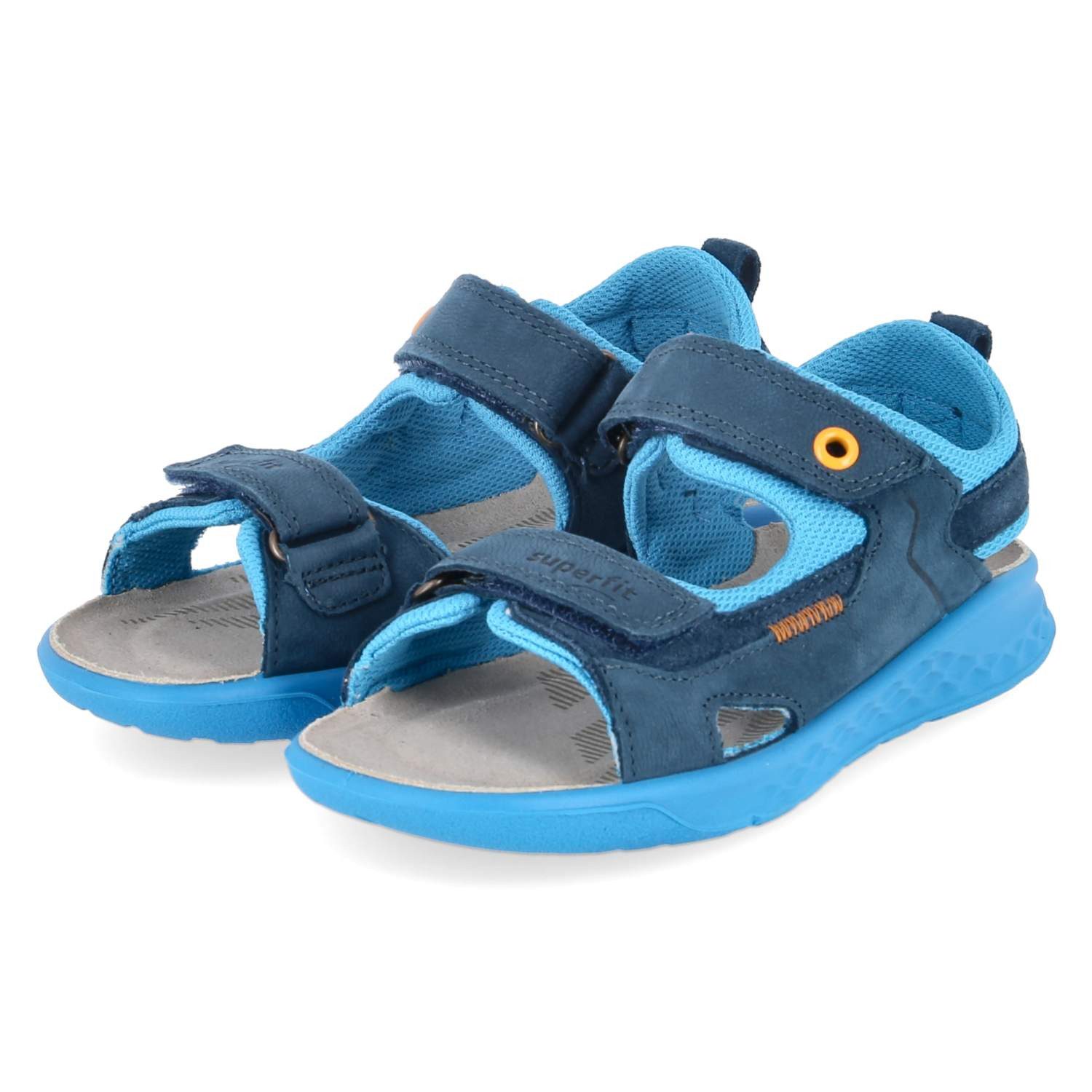 Superfit Superfit 1-001040-8000 Jungen Leder & Textil blue Sandalette