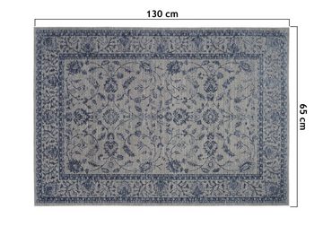 Teppich DENVER, Musterring, rechteckig, Höhe: 5 mm, ideal für Wohnzimmer, Wintergarten oder Küche