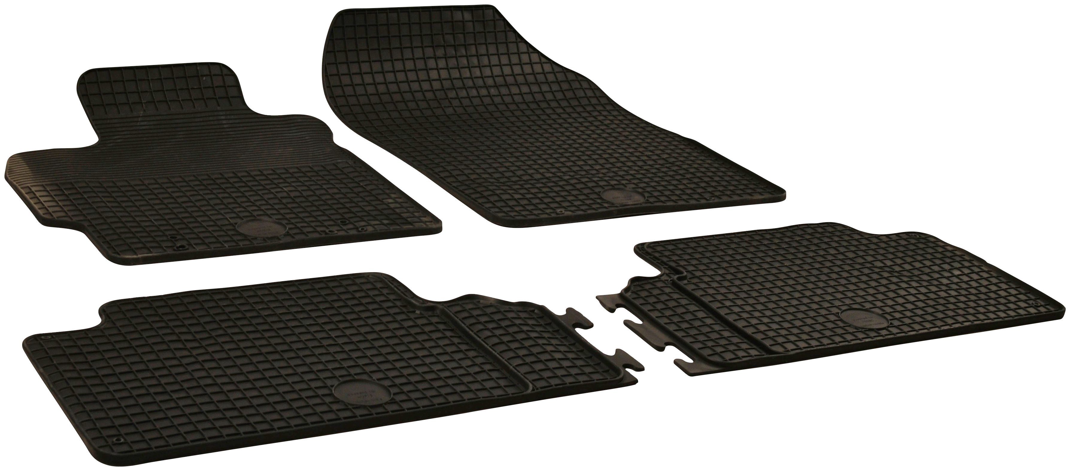 WALSER Passform-Fußmatten (4 St), für Toyota Auris Schrägheck, für Toyota Auris (E15) 10/2006-09/2012