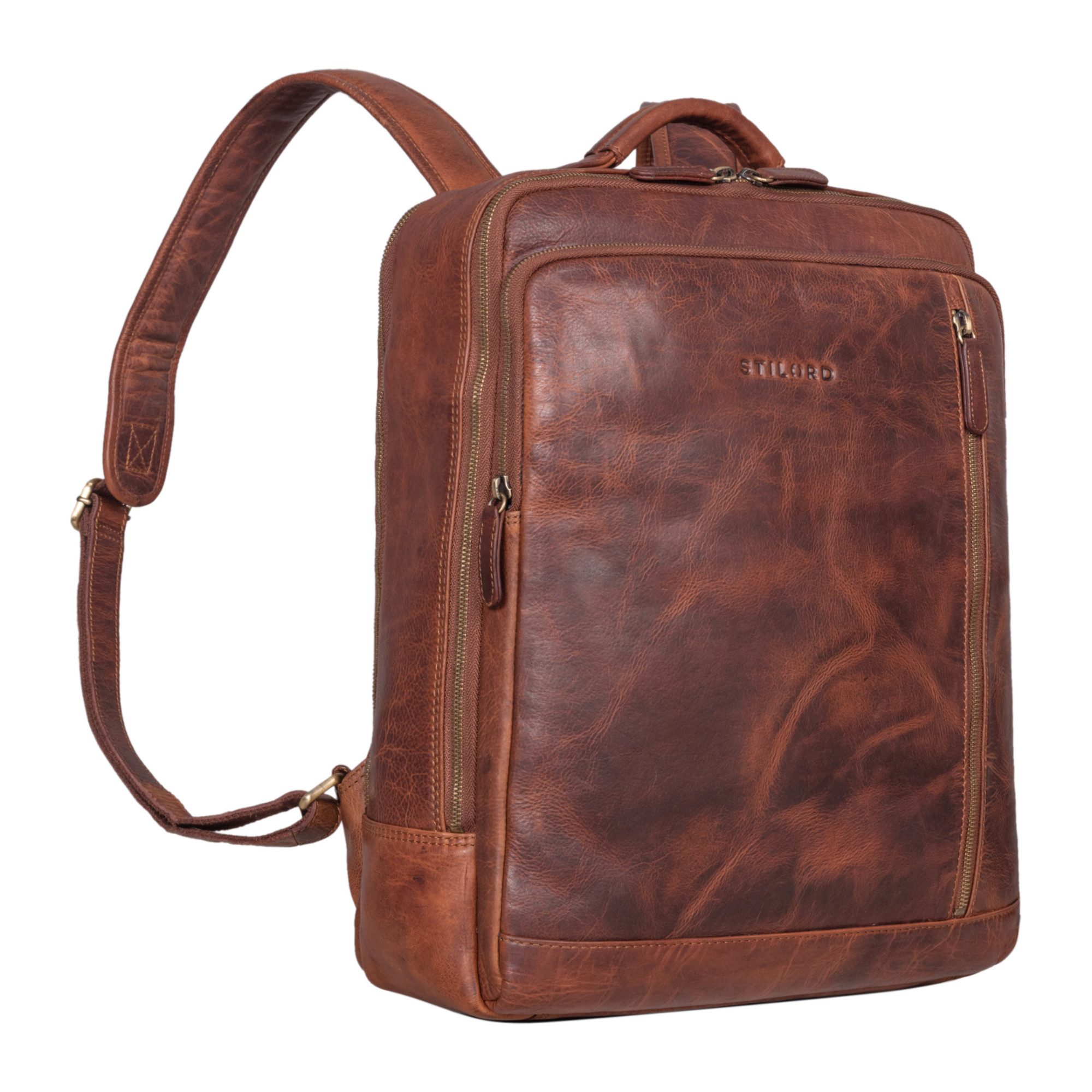 Notebook-Rucksack "Kaleb" Laptoprucksack Leder