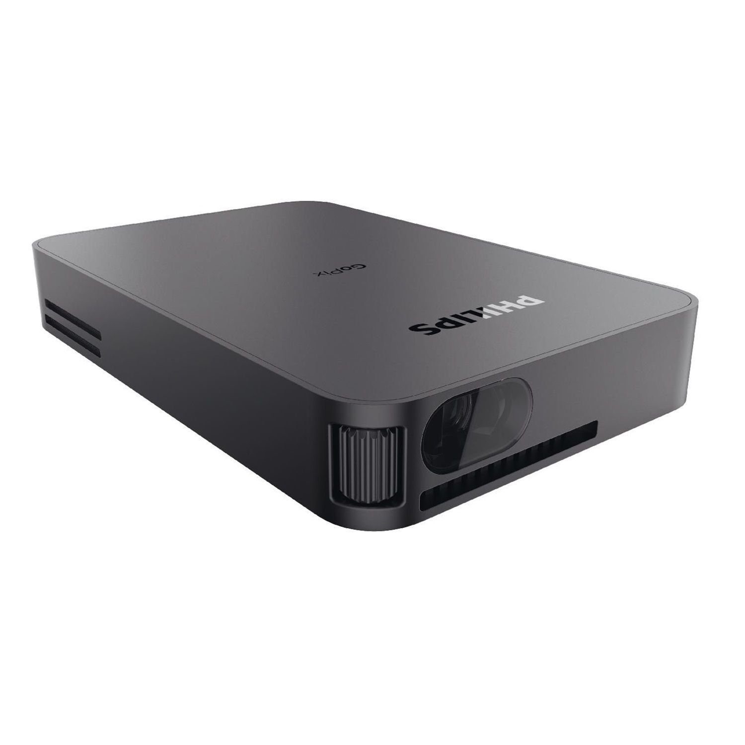 Philips GoPix 1 Projektor Beamer OSRAM LED HDMI DLP Portabler Projektor  (600:1, 854 x 480 px, geringer Stromverbrauch, klein, kompakt, hohe  Auflösung, bis 75 Zoll)