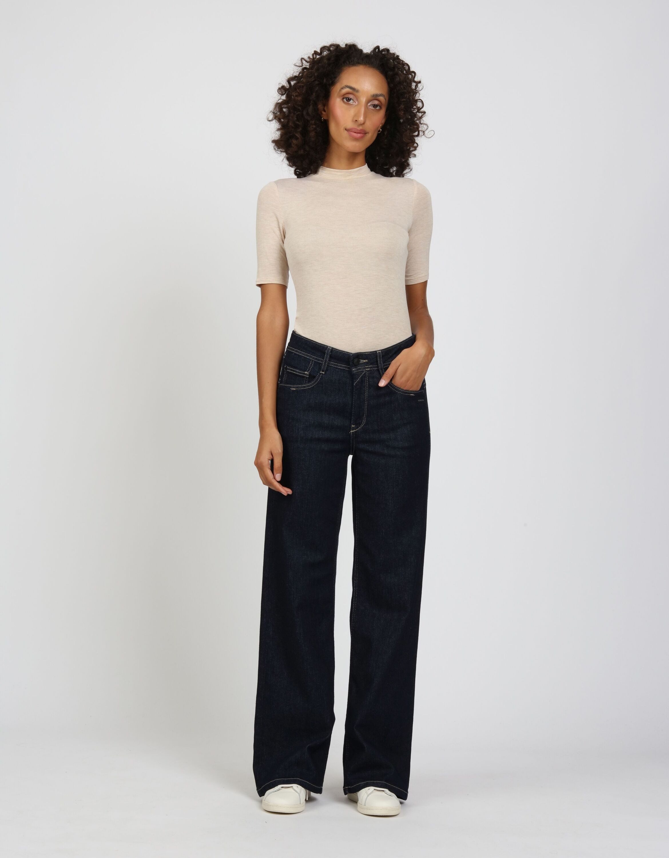 GANG Relax-fit-Jeans 94AMELIE WIDE im 5-Pocket-Style