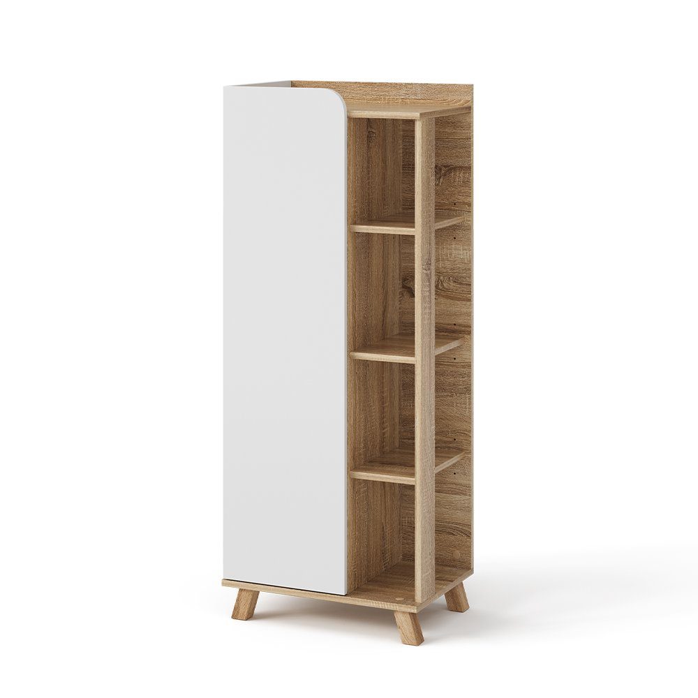 Vicco Midischrank Karen, Sonoma/Weiß, 50 x günstig online kaufen