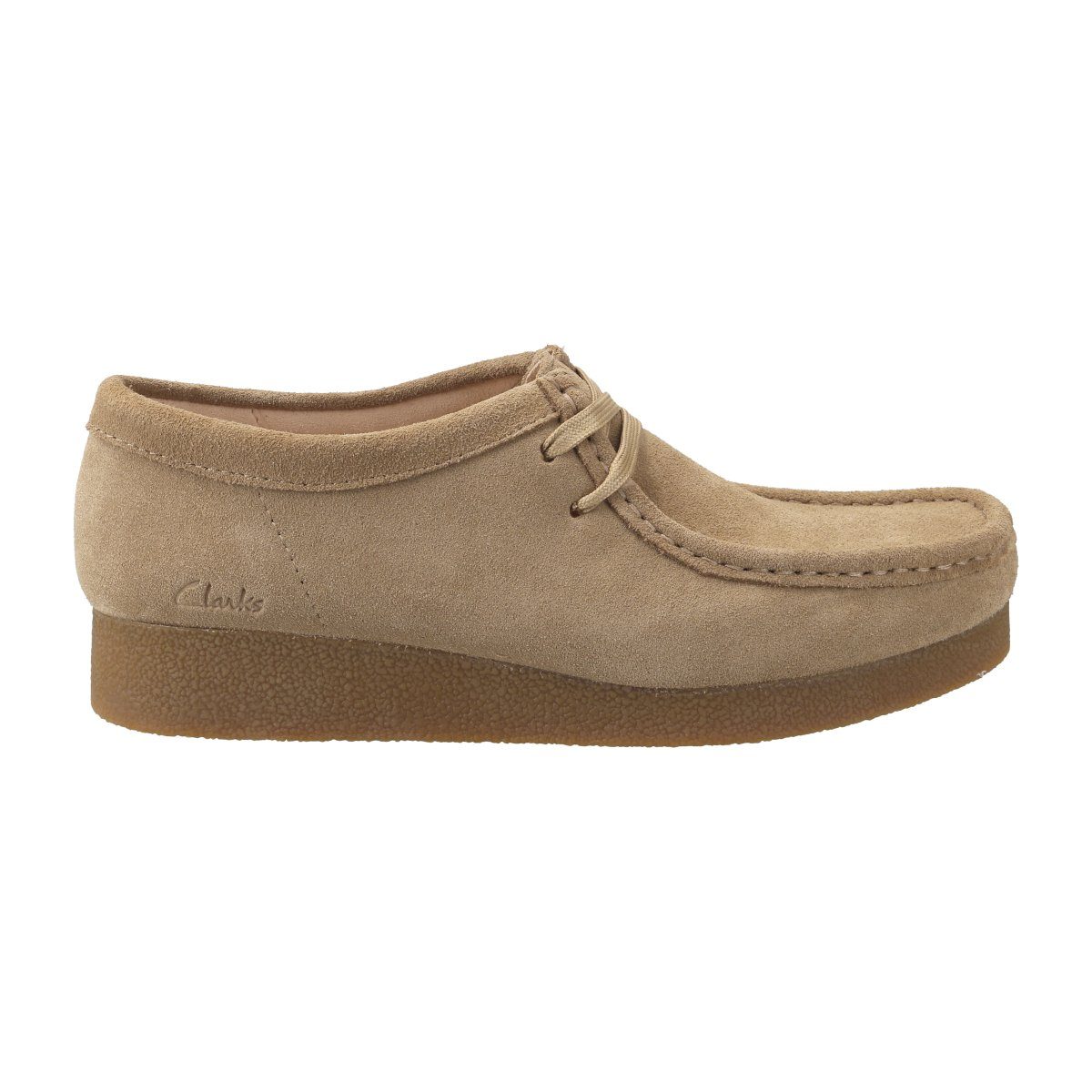 Clarks Wallabee Evo Pour Femme - Chaussures En Daim, Semelle Crêpe, Style Intemporel