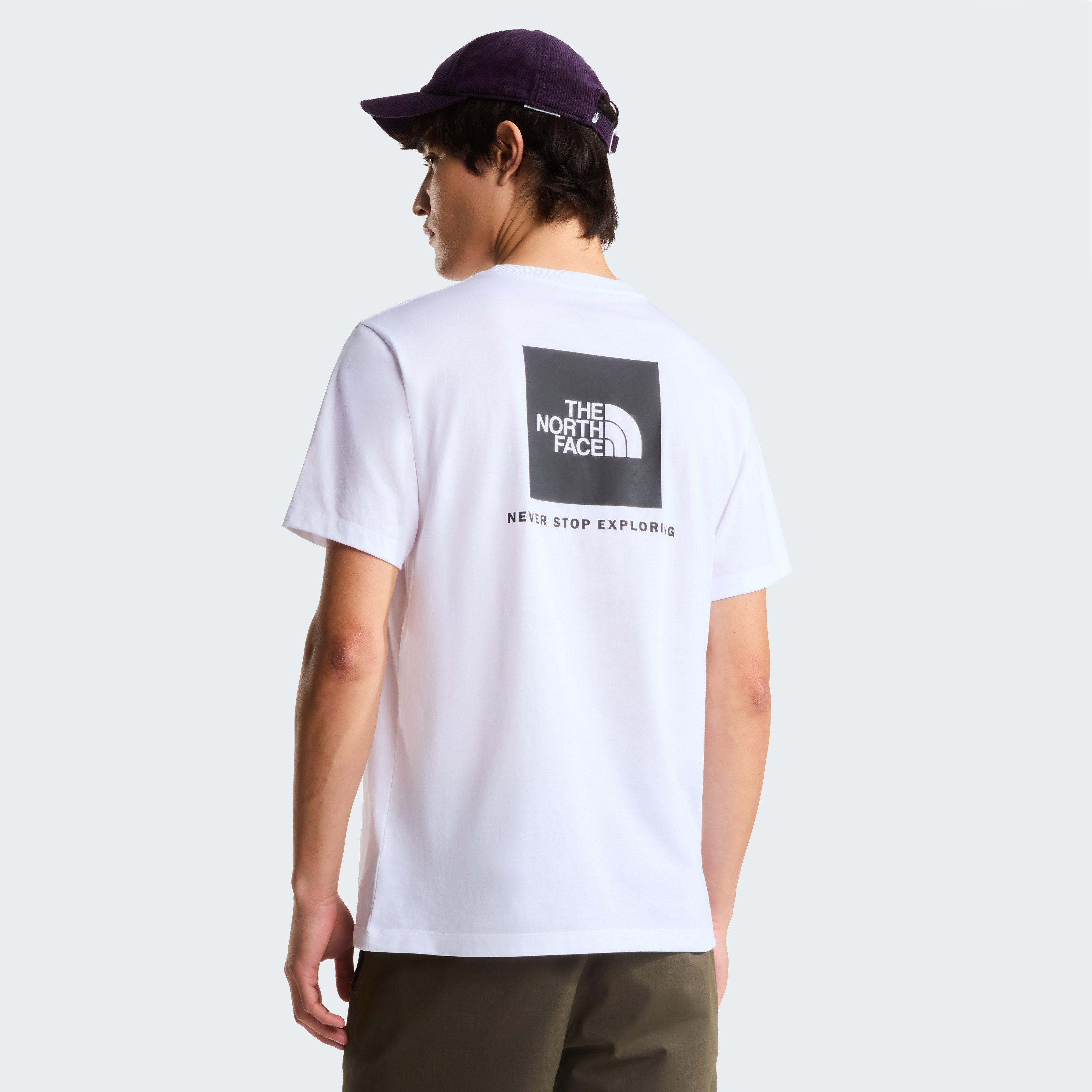 The North Face T-Shirt M EVOLUTION BOX NSE REGULAR SHORT SLEEVE (1-tlg) sportlicher Stil, Kurzarmdesign, für Sportmode und Outdoormode