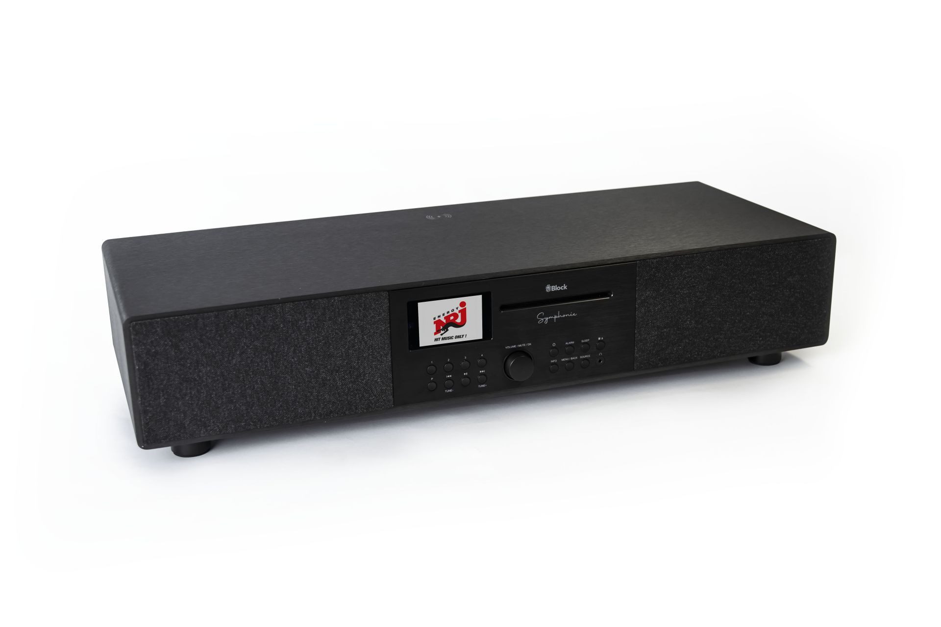 Block Block Symphonie Soundbar mit CD, DAB+, Spotify, Bluetooth, Qi-Laden Digitalradio (DAB)