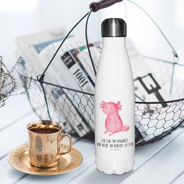 Mr. & Mrs. Panda Thermoflasche Axolotl null, Thermoflasche, Trinkflasche, Edelstahl, Thermos, Stilvoll