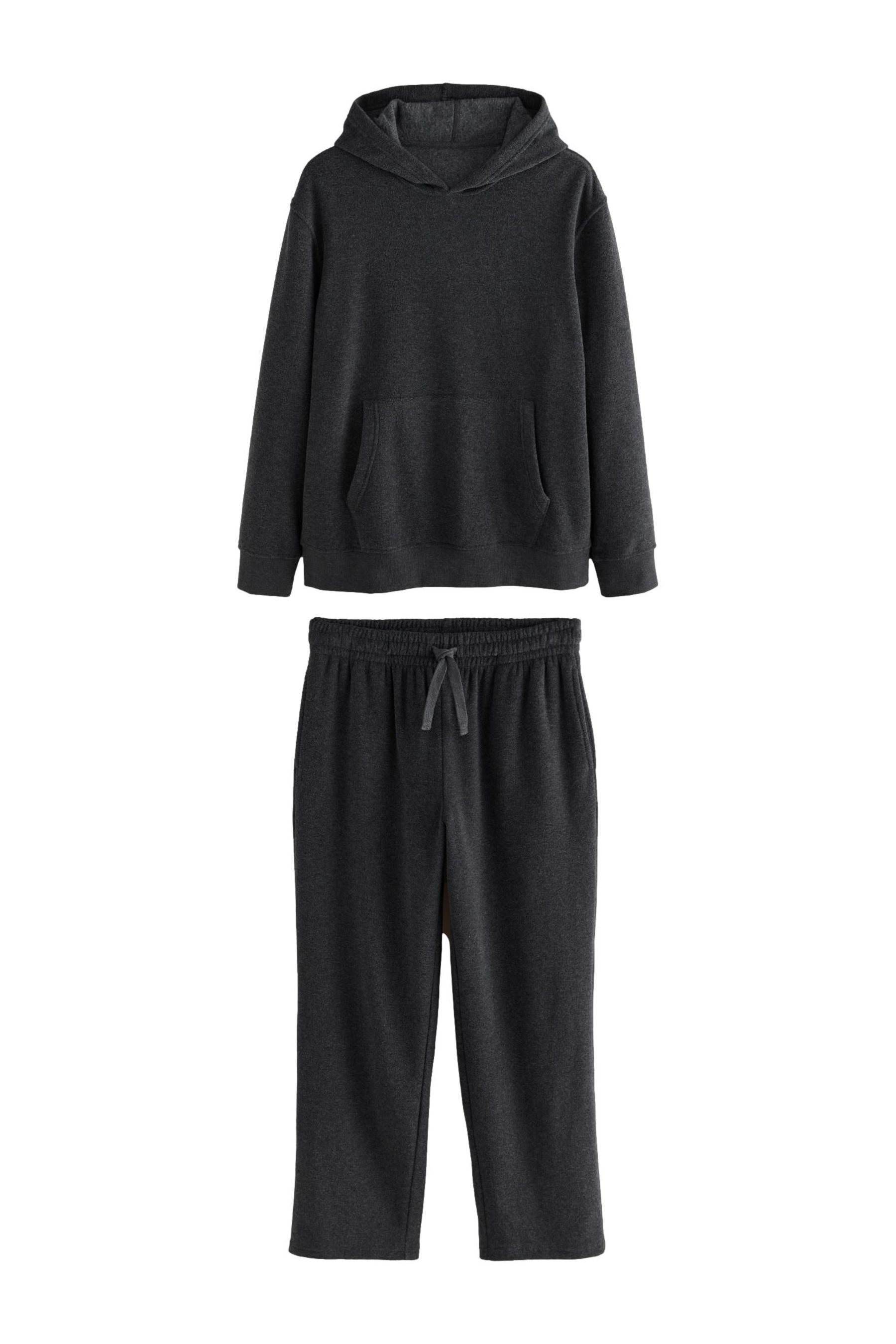 Next Pyjama Frottee-Schlafanzug mit Kapuze (2 tlg)