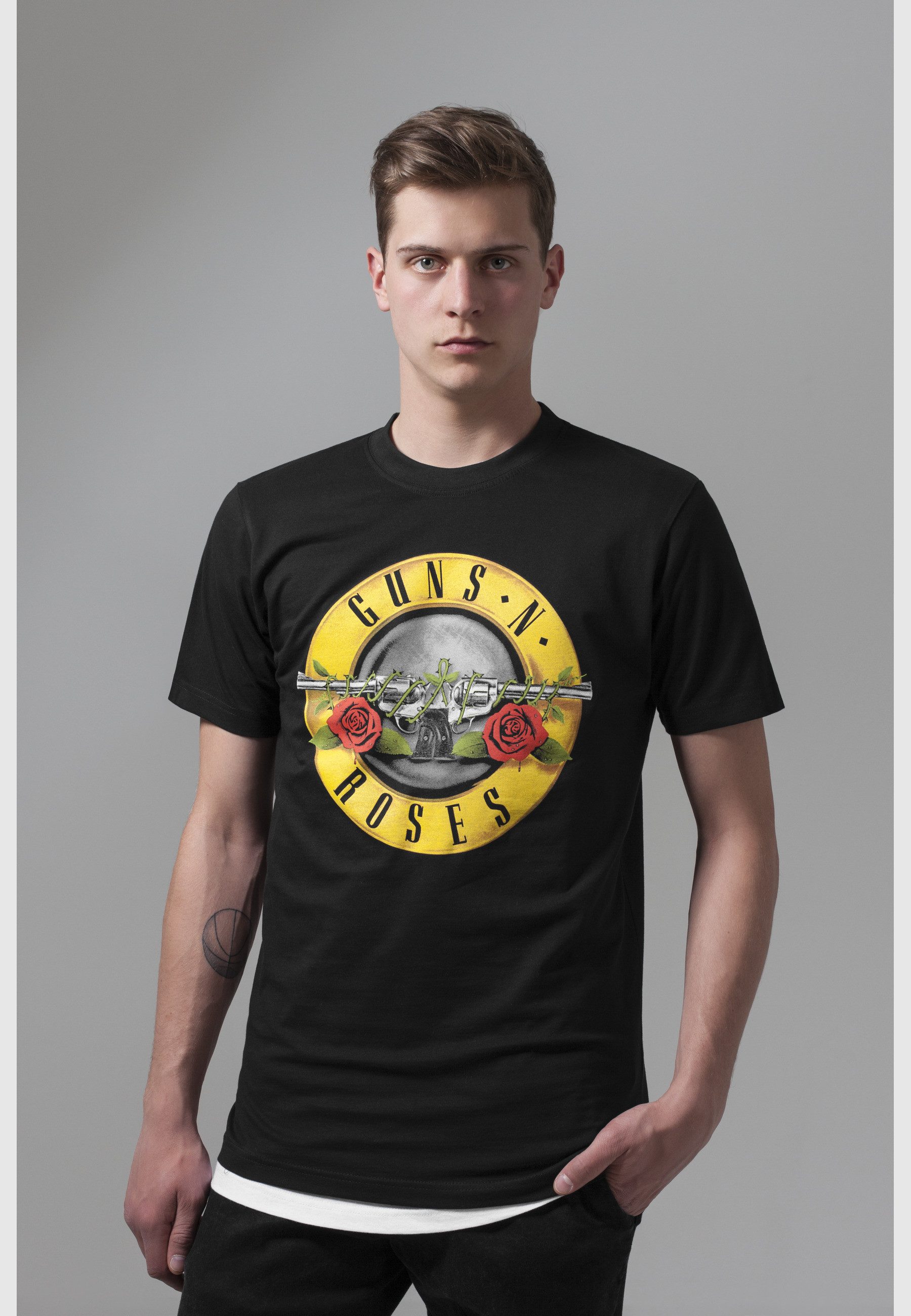 Merchcode T-Shirt Merchcode Herren Guns n' Roses Logo Tee (1-tlg)