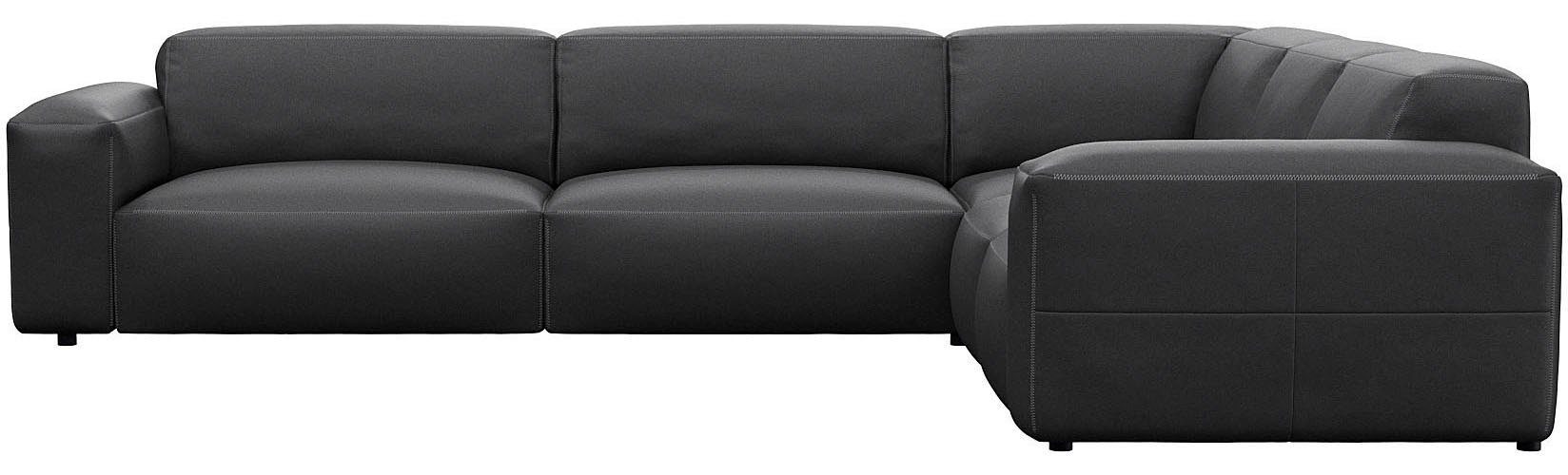FLEXLUX Ecksofa Lucera, super bequem durch hochwertigen Sitzaufbau mit Kaltschaum, modern & anschmiegsam, L-Form, Designsofa