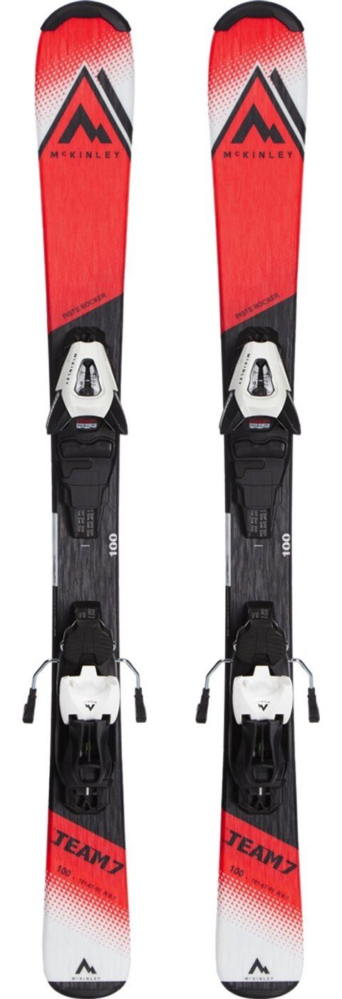 Allmountaincarver Ki.-Ski-Set Team 7 system RED LIGHT/BLACK