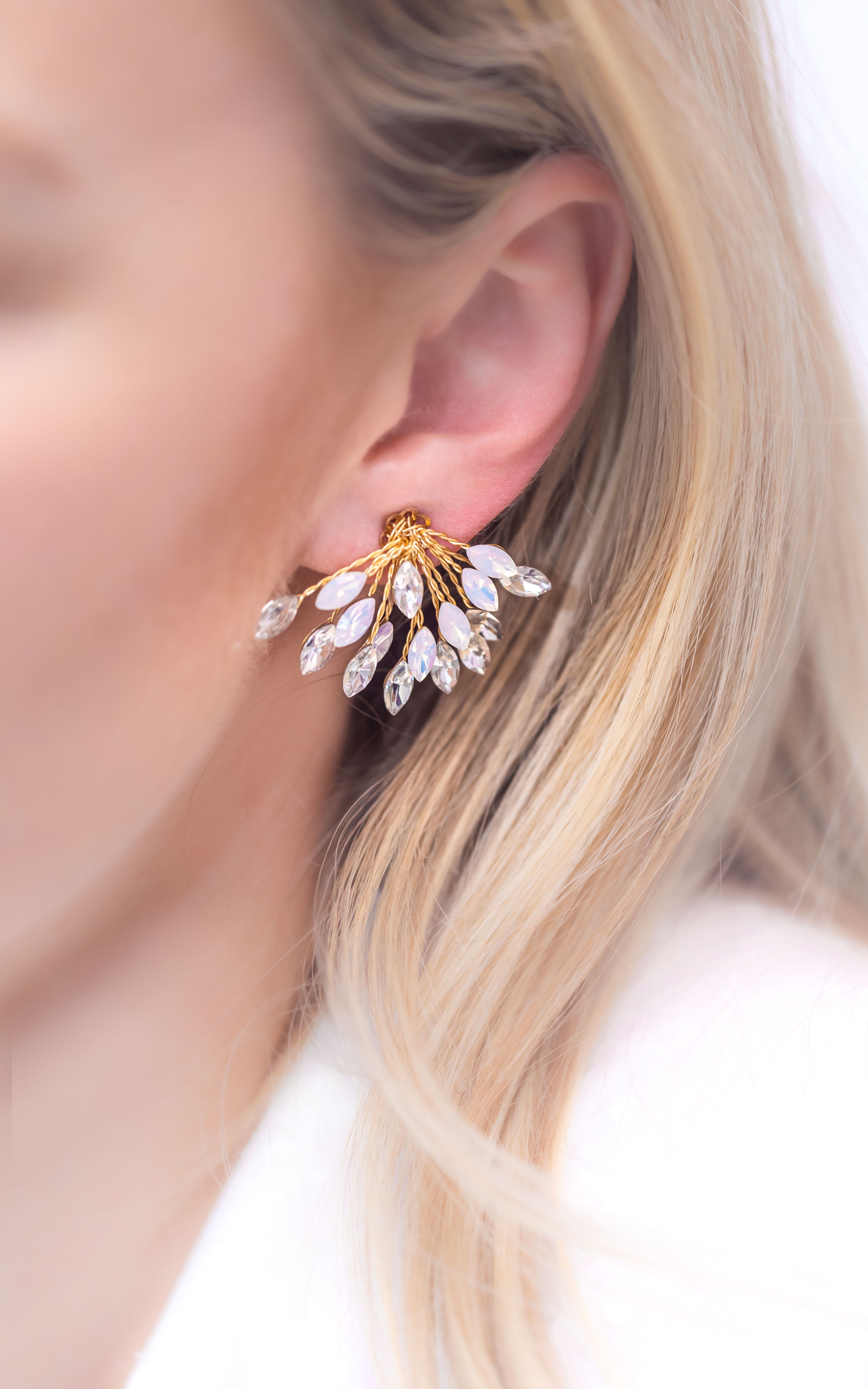 Brautkrone Paar Серьги-гвоздики Schmuck Geschenk Damen Frauen Hochzeit (2-tlg)