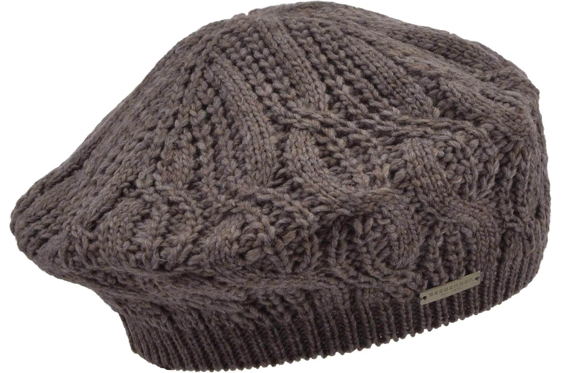 Seeberger Strickmütze Strick Baske mit Zopfmuster günstig online kaufen