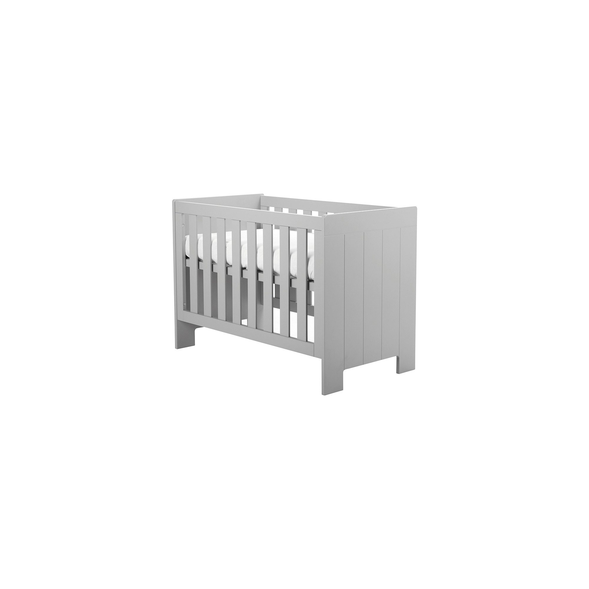 Raumhirsch Furniture Babybett Klassisches Babybett CALMO 120x60 cm mit Schlupfsprossen, Liegefläche 120 x 60 cm, Geprüfte Sicherheit, zeitloses Design