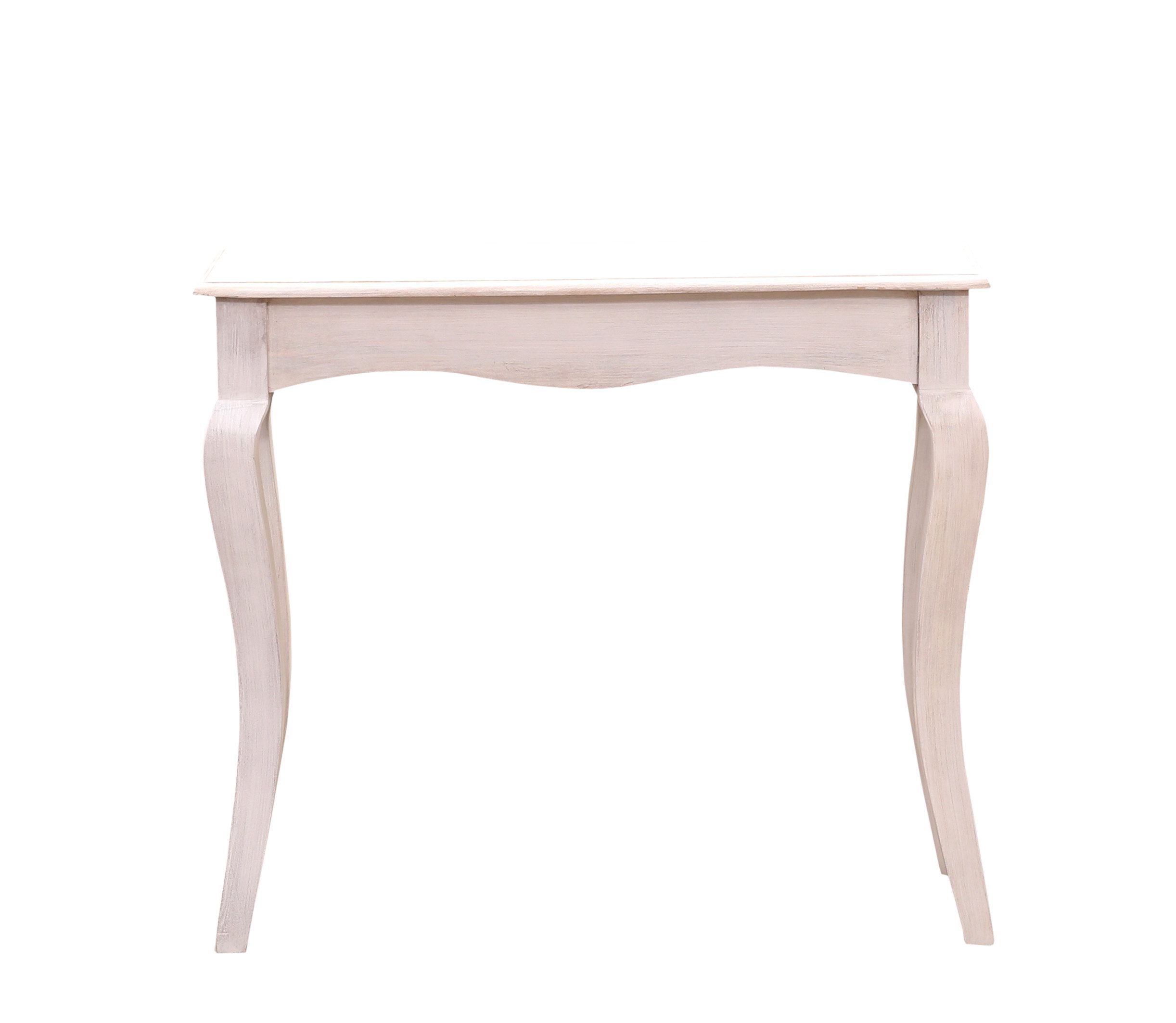 Marrakesch Orient & Mediterran Interior Konsolentisch Mueble auxiliar de estilo boho escandinavo Elifo, 90 cm, blanco (1-St), Handarbeit