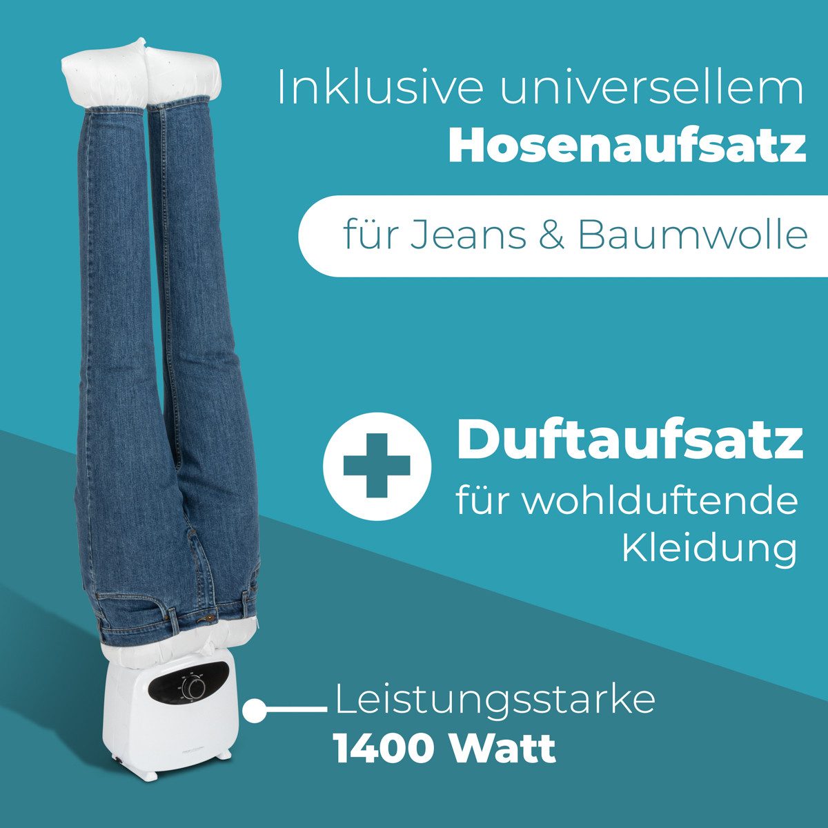 ProfiCare Bügelsystem PC-HBB 3117, mit leistungsstarken 1400W, inkl. Duftaufsatz