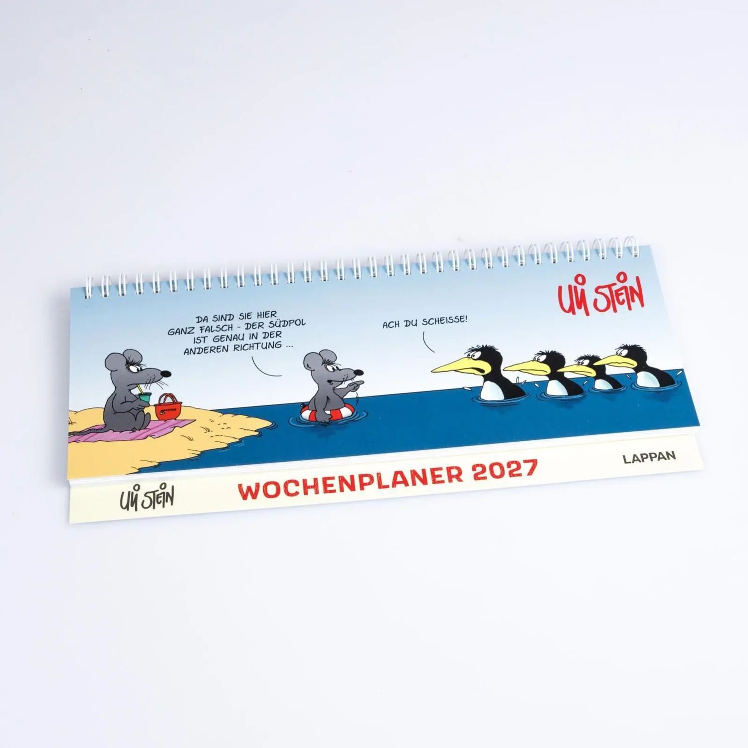 Lappan Verlag Querkalender Uli Stein Wochenplaner 2027: Tischkalender