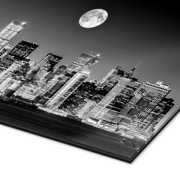 Posterlounge XXL-Wandbild Editors Choice, Manhattan-Skyline in der Abenddämmerung, Wohnzimmer Fotografie