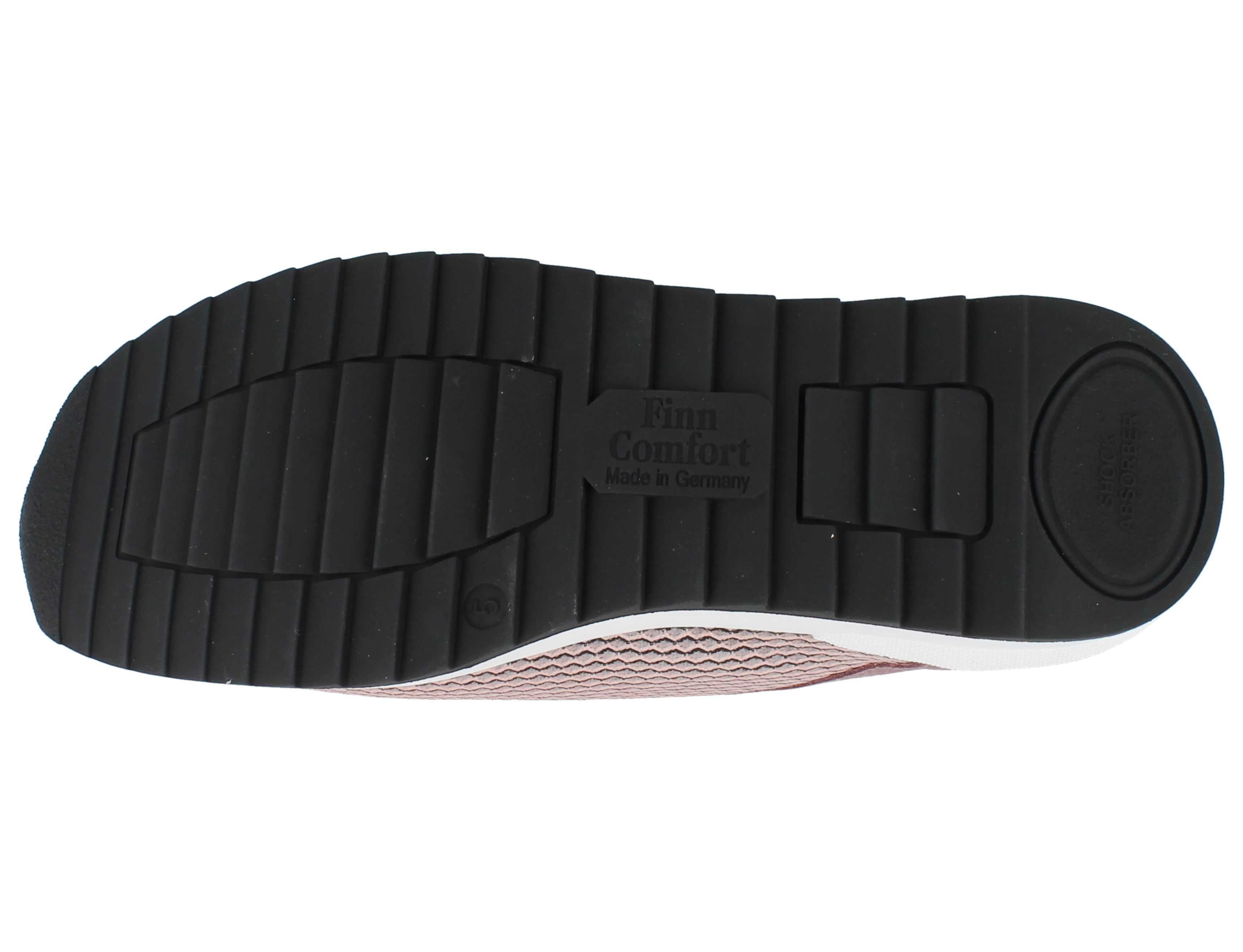 Finn Comfort FINN COMFORT Cerritos Damen Schnürschuhe rosa Mesh Nubukleder - Schnürschuh Wechselfußbett
