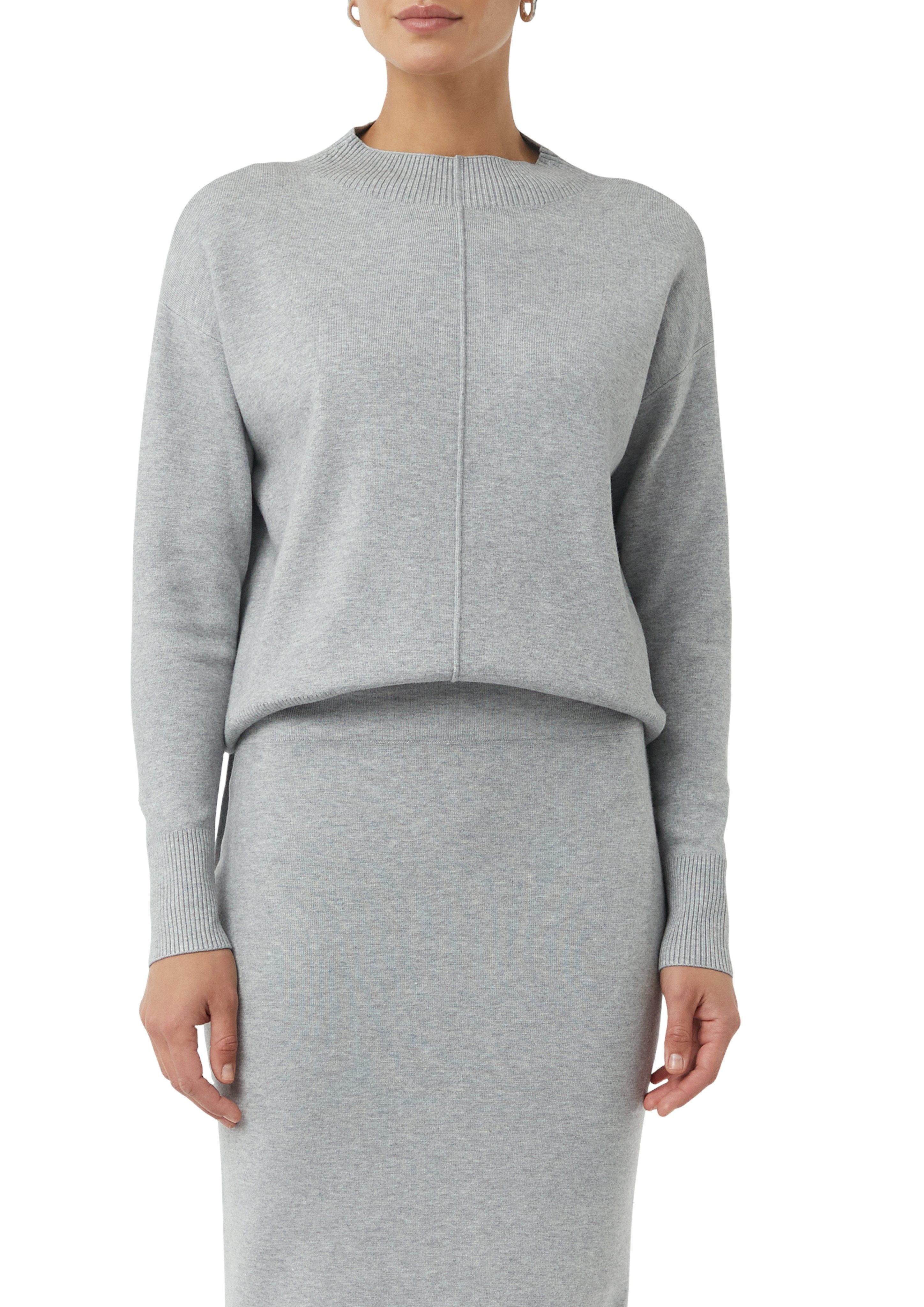 comma casual identity Midirock aus Feinstrick, schmale Passform