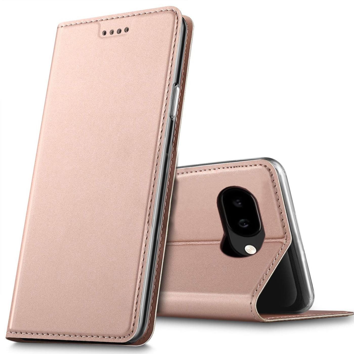 CoolGadget Handyhülle Magnet Case Handy Tasche für Google Pixel 9a 6,3 Zoll, Hülle Klapphülle Ultra Slim Flip Cover für Pixel 9a Schutzhülle