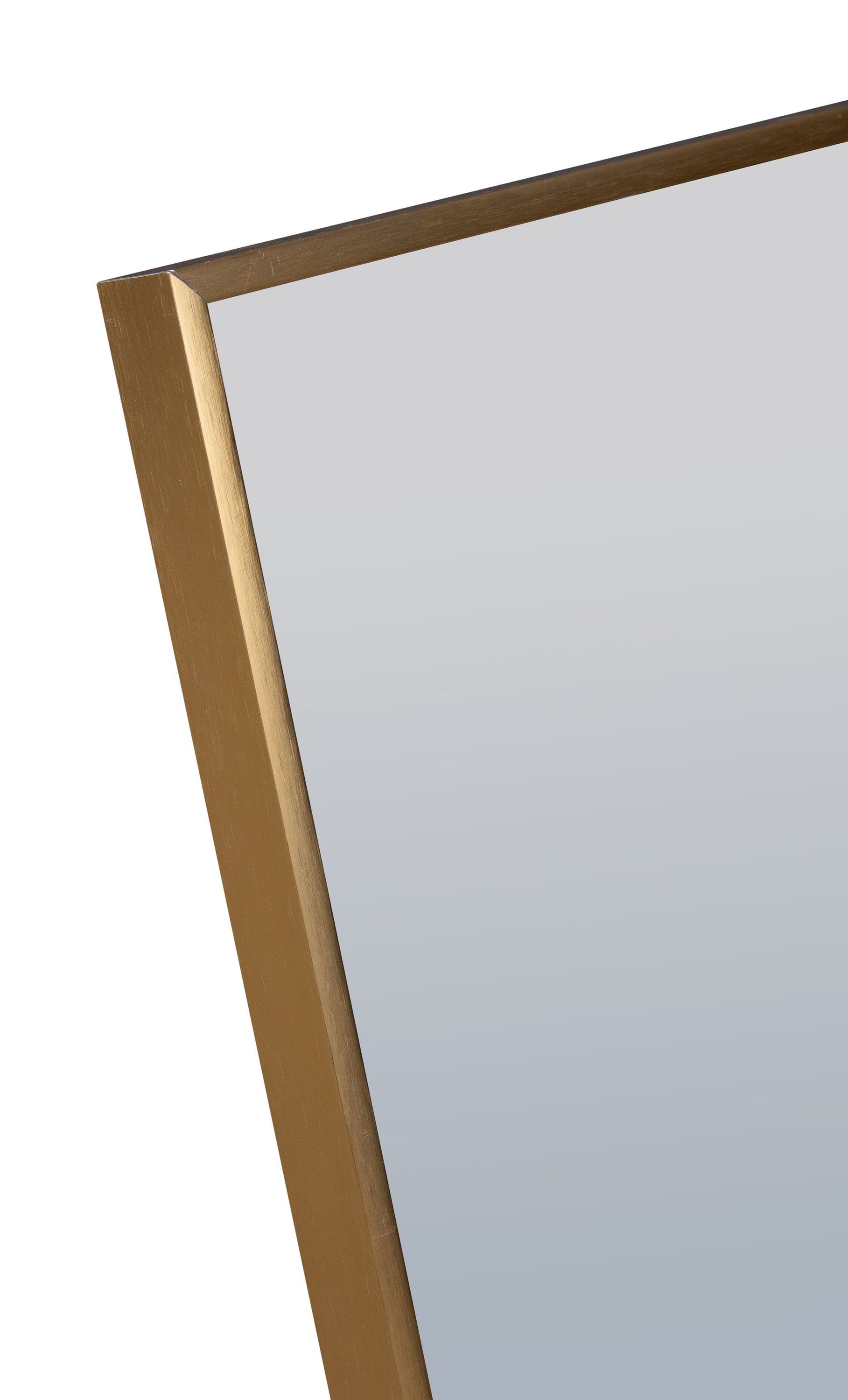 LC Home Spiegel Wandspiegel 140x40cm modernes Aluminiumgestell Stand&Ganzkörperspiegel – Bild 4 von 5