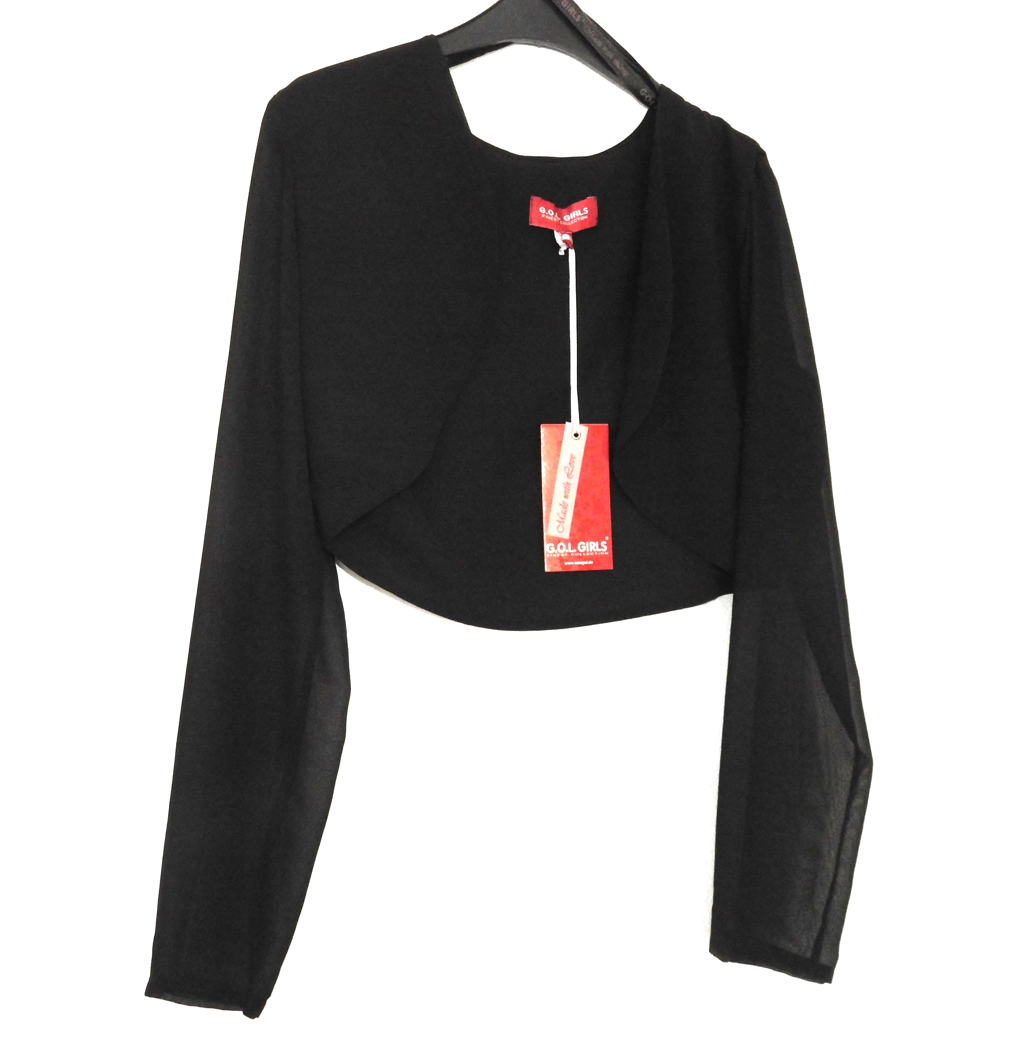 G.O.L. Bolerojacke Chiffon lila, schwarz oder günstig online kaufen