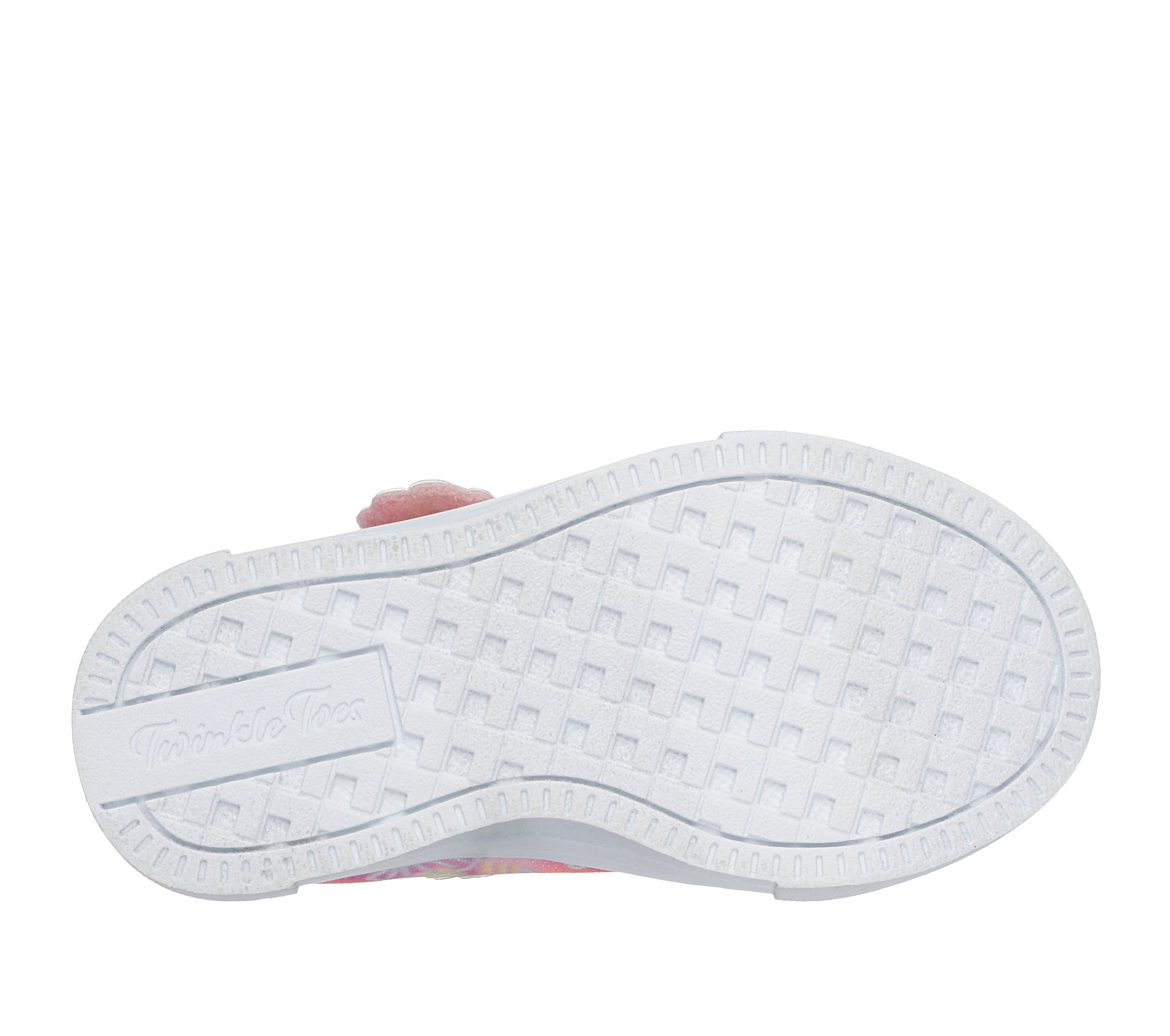 Skechers TWINKLE SPARKS LIGHTS Lauflernschuh Sneaker,Blink,-Klettschuh mit Glitzer, Größenschablone zum Download