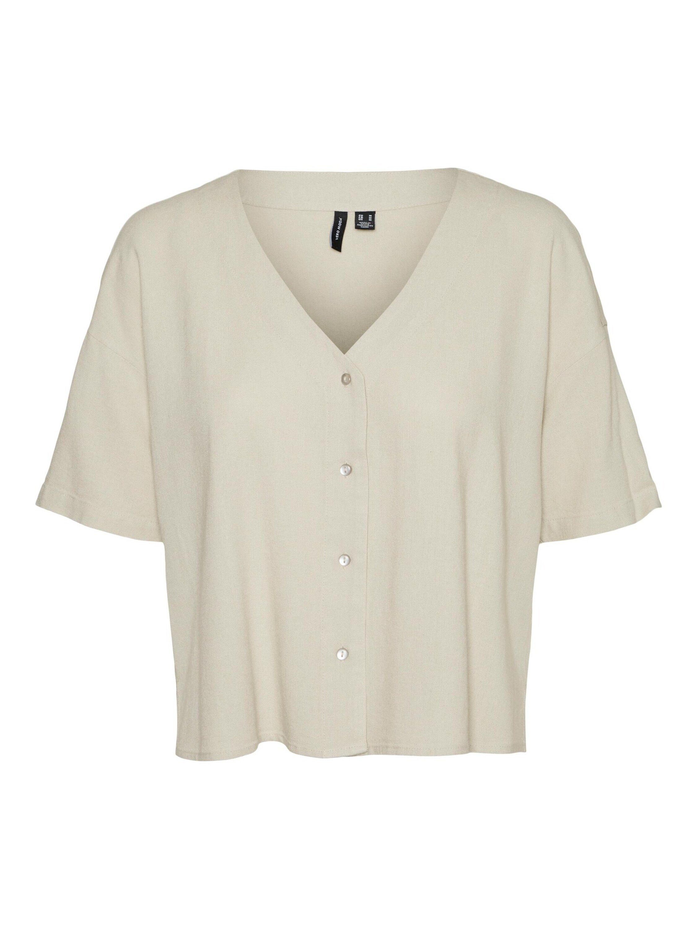 Vero Moda Blusenshirt VMJESMILO 2/4 SHIRT WVN GA NOOS - 10279696 5549 in  Hellgrün