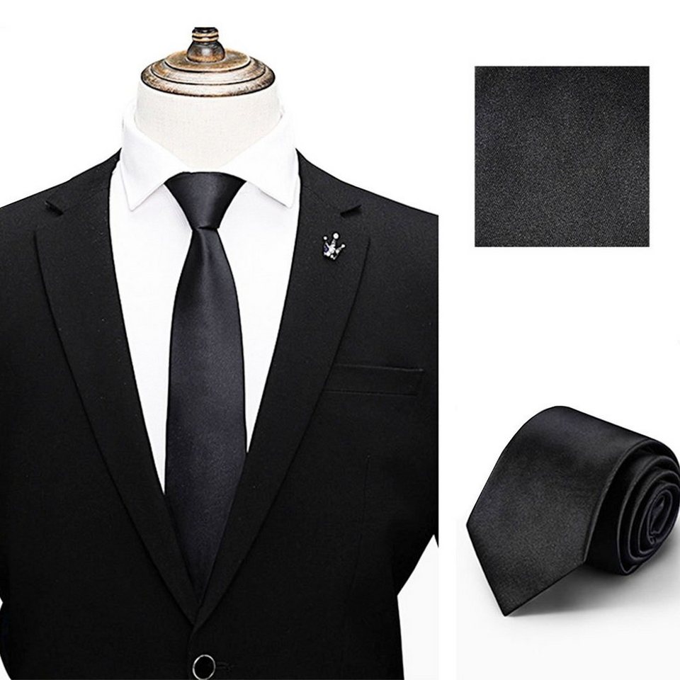 Mnöpf Krawatte Krawatte Herren Breite Krawatte,Krawatten für Männer,1-St
