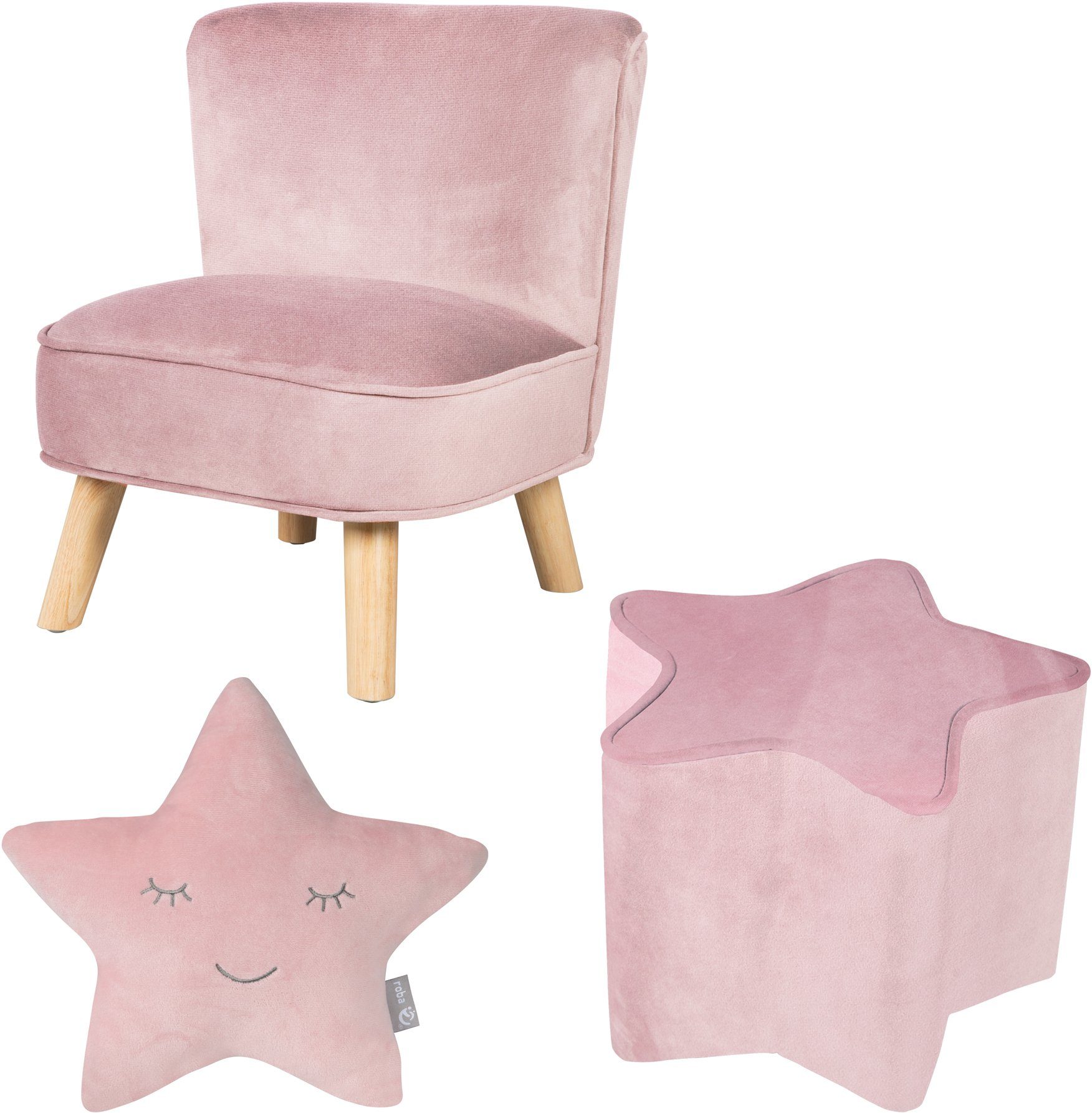 roba® Kindersitzgruppe Lil Sofa, (Set, 3-tlg), günstig online kaufen