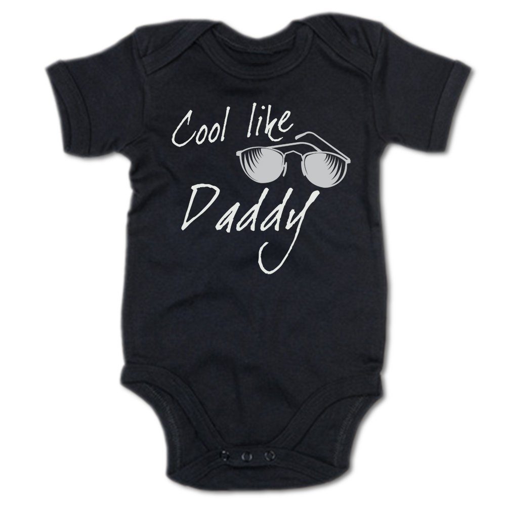 G-graphics Kurzarmbody Cool like Daddy Baby Body mit Spruch / Motiv / Aufdruck • als Geschenk