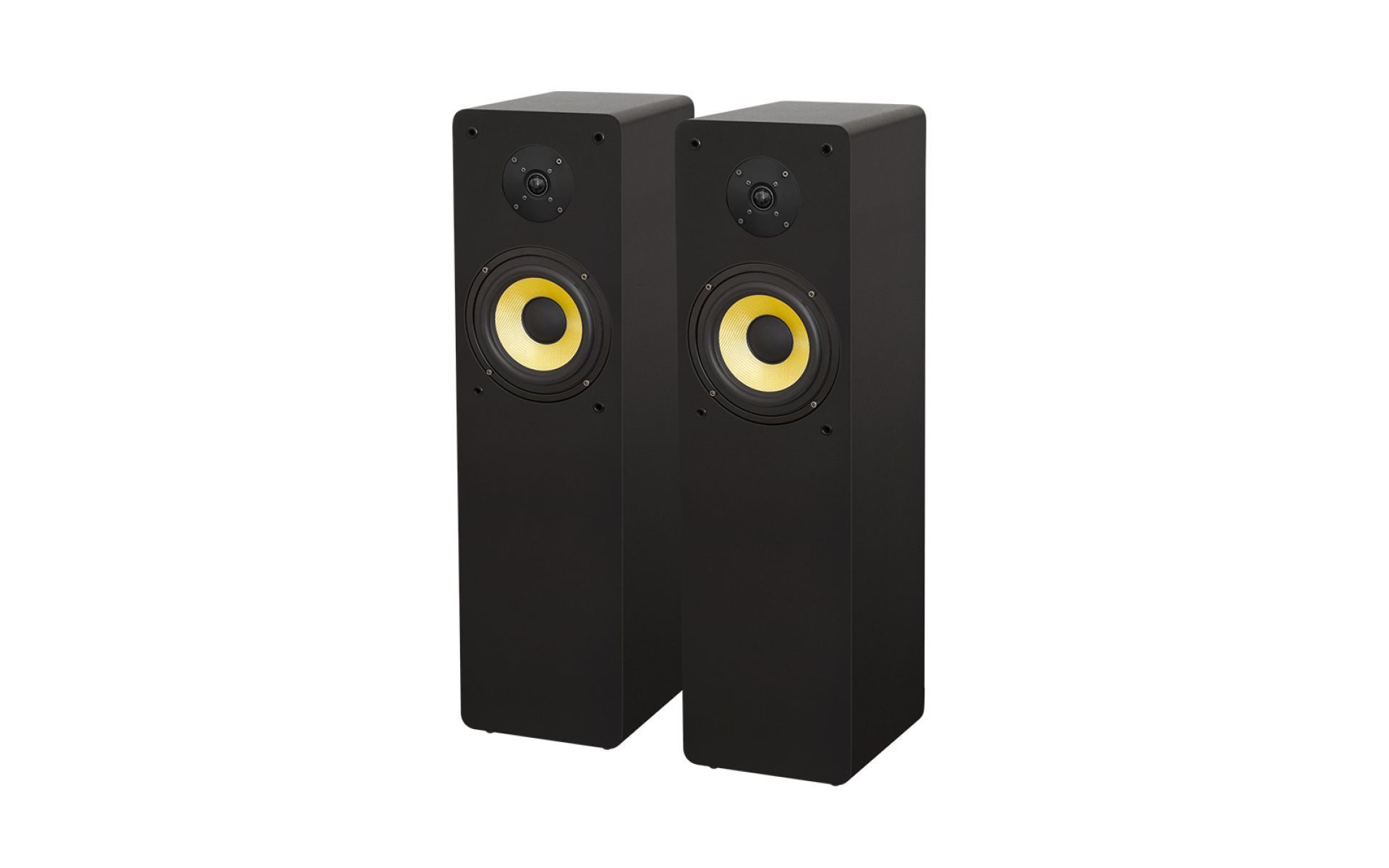 Block Block SL-250 Standlautsprecher Paar – 2-Wege Bassreflex Stand-Lautsprecher