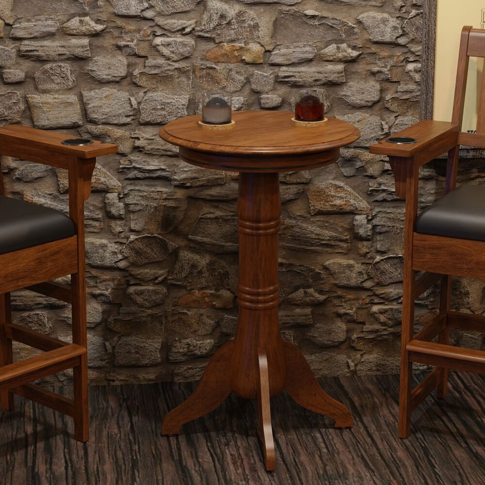 Stradivari Billardtisch Ablagetisch Palazzo, Hochwertiges Birkenfurnier für langlebige Nutzung