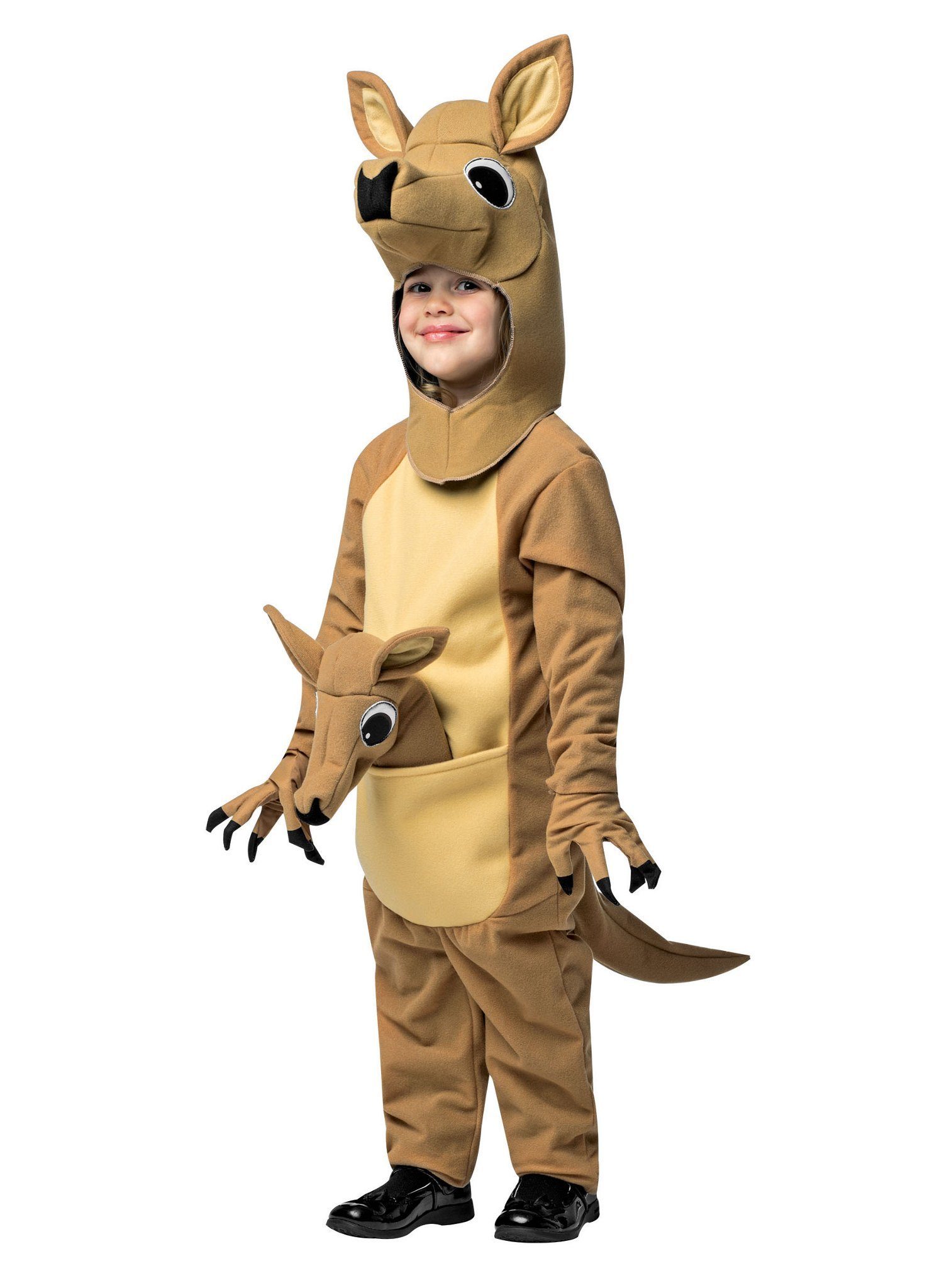 Rast Imposta Kostüm Känguru, Witziges Tier Kinderkostüm für Karneval und Fasching