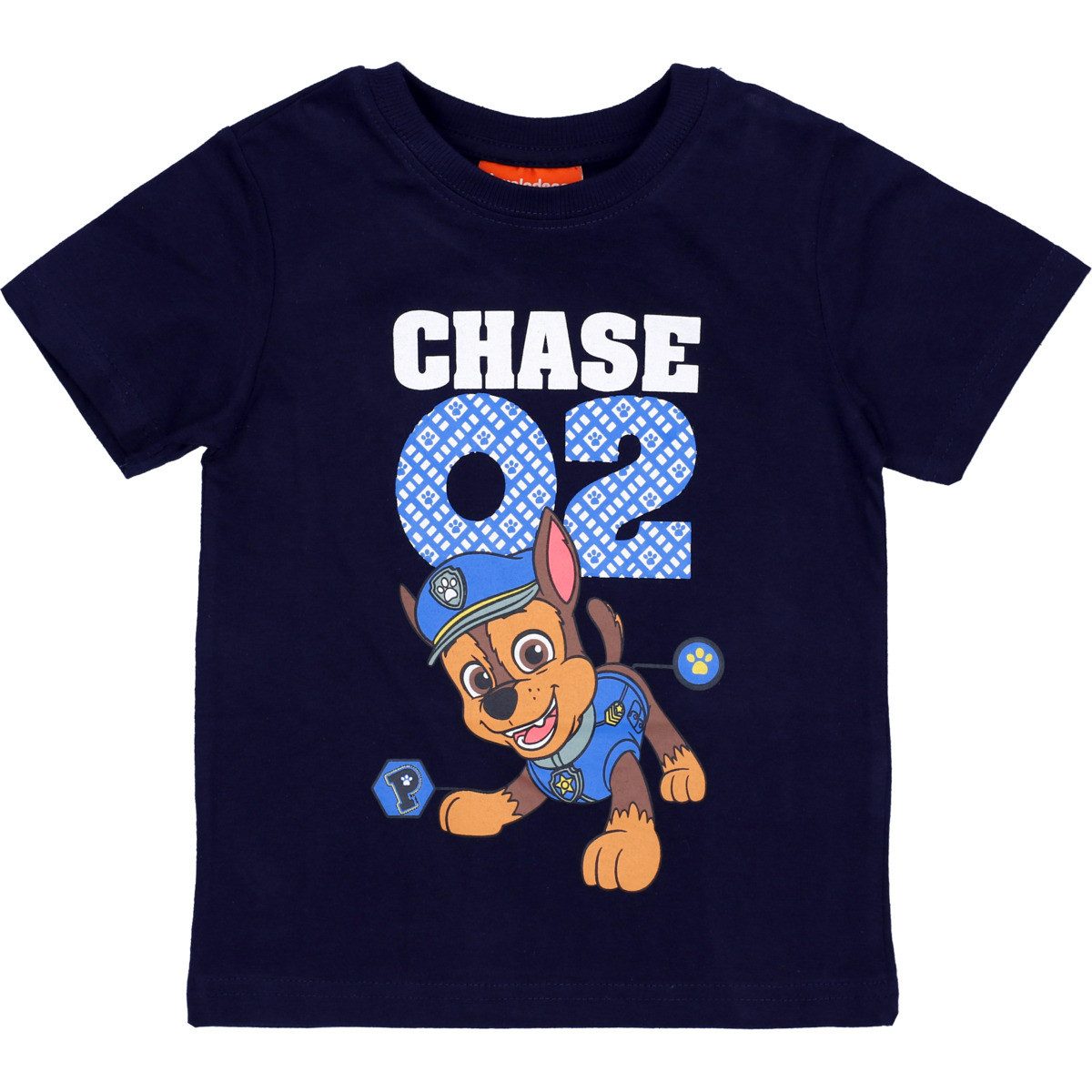 PAW PATROL T-Shirt Chase & Friends Unisex Kinder (1-tlg) Shirt, Oberteil, Leibchen, Funktionsshirt, Shortsleeve Shirt