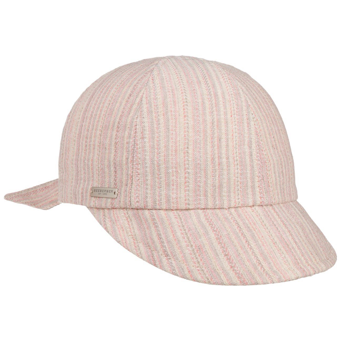 [Super schön] Seeberger Baseball Cap Schirm Baumwollcap (1-St) mit rosa